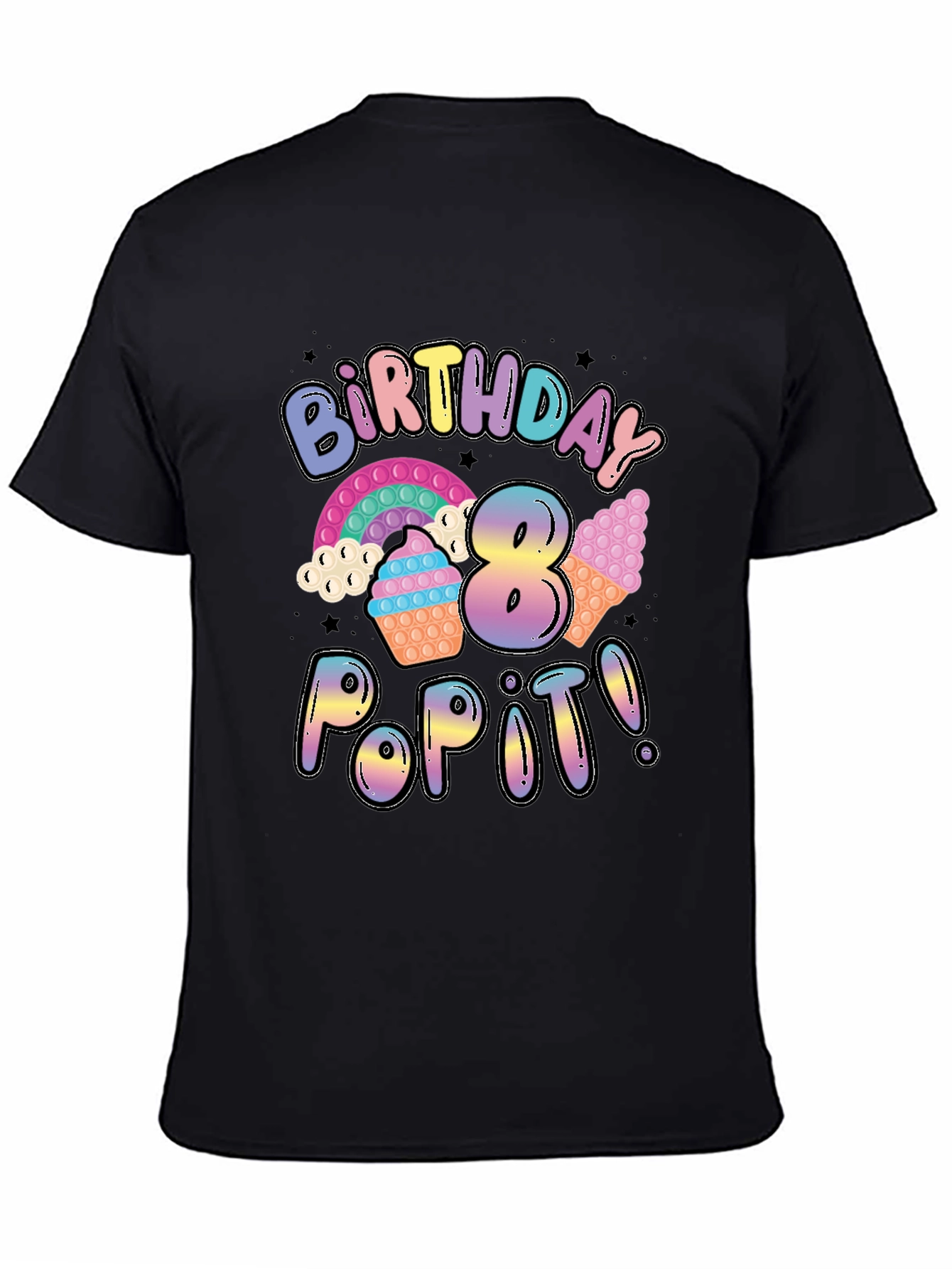 Birthday Pop It! 8th Birthday T-Shirt
