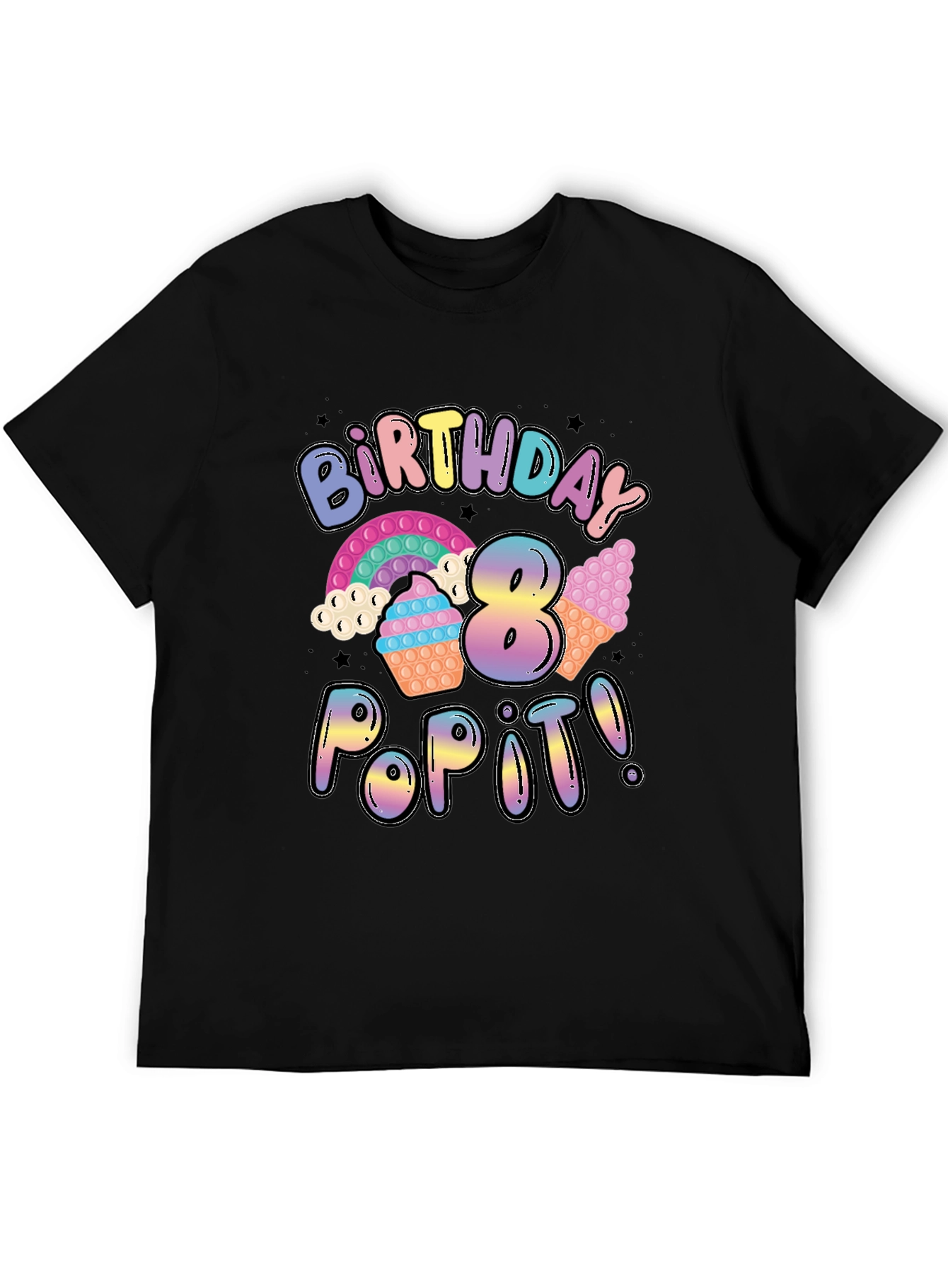 Birthday Pop It! 8th Birthday T-Shirt