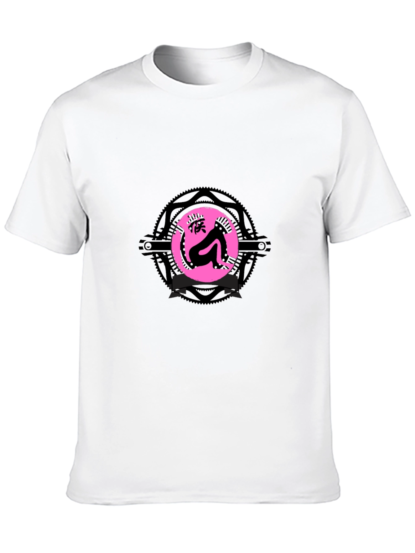 Monkey Graphic Print Black T-Shirt