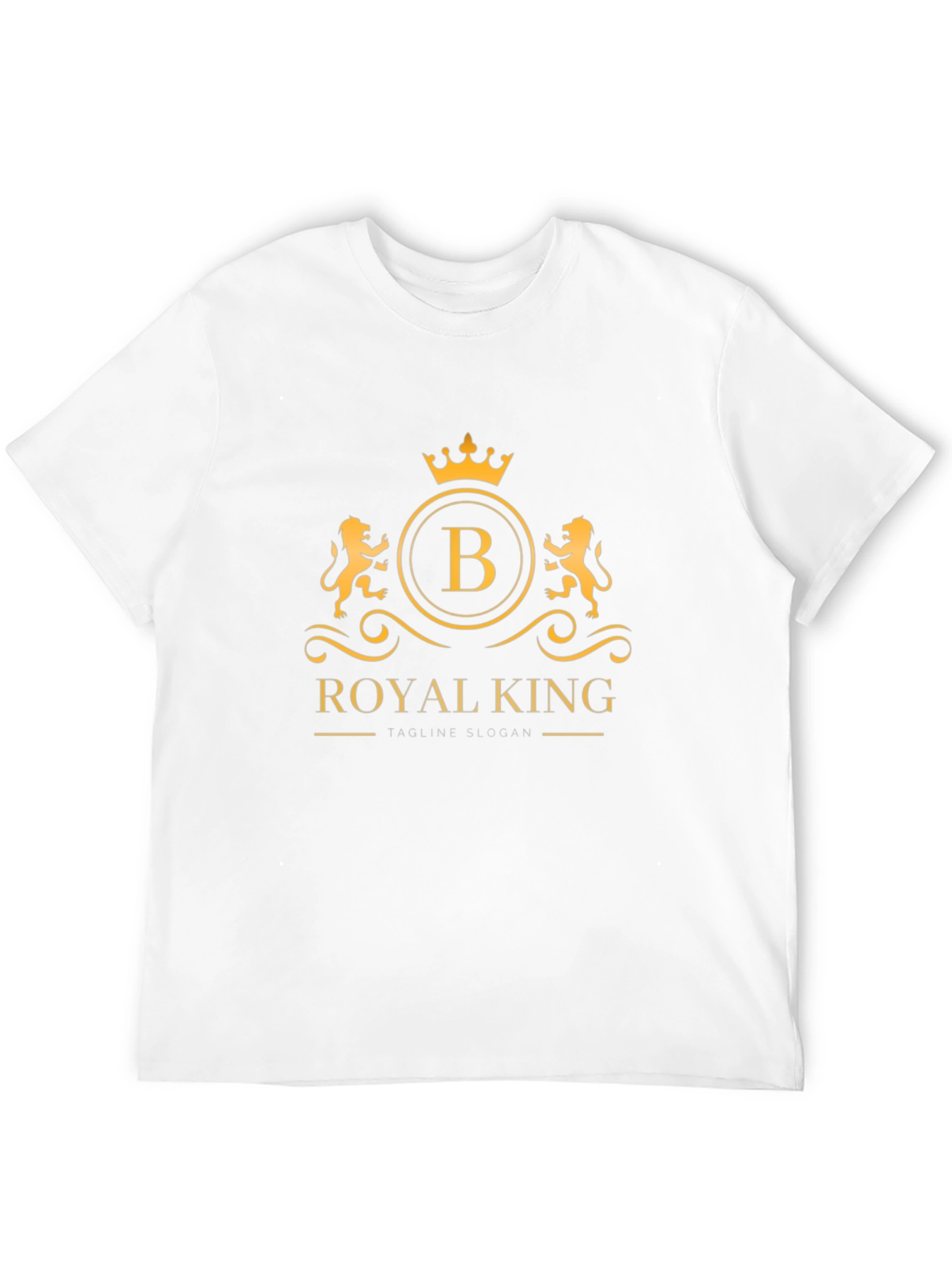 Royal King Graphic Tee - Stylish Mens Black T-Shirt