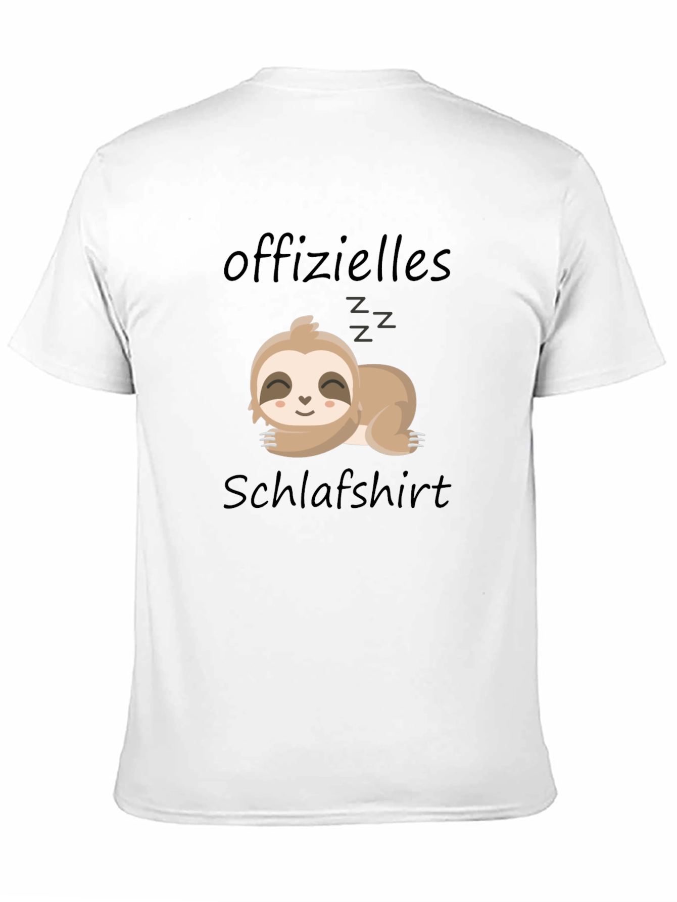 Lazy Sloth Sleep Shirt - Funny German Text