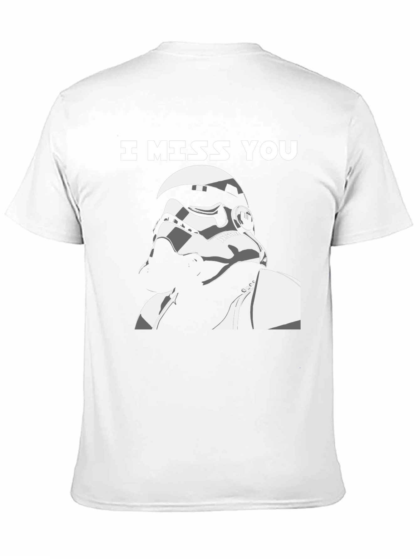 Star Wars I Miss You Stormtrooper Graphic Tee