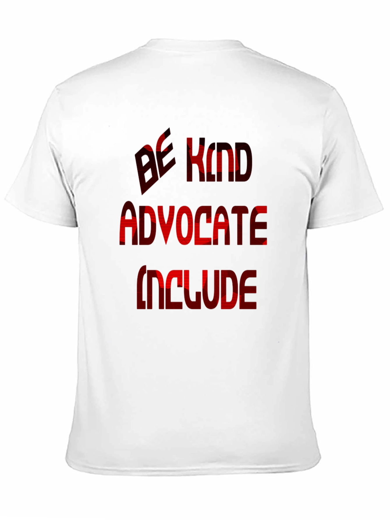 Be Kind Advocate Include Black Graphic T-Shirt