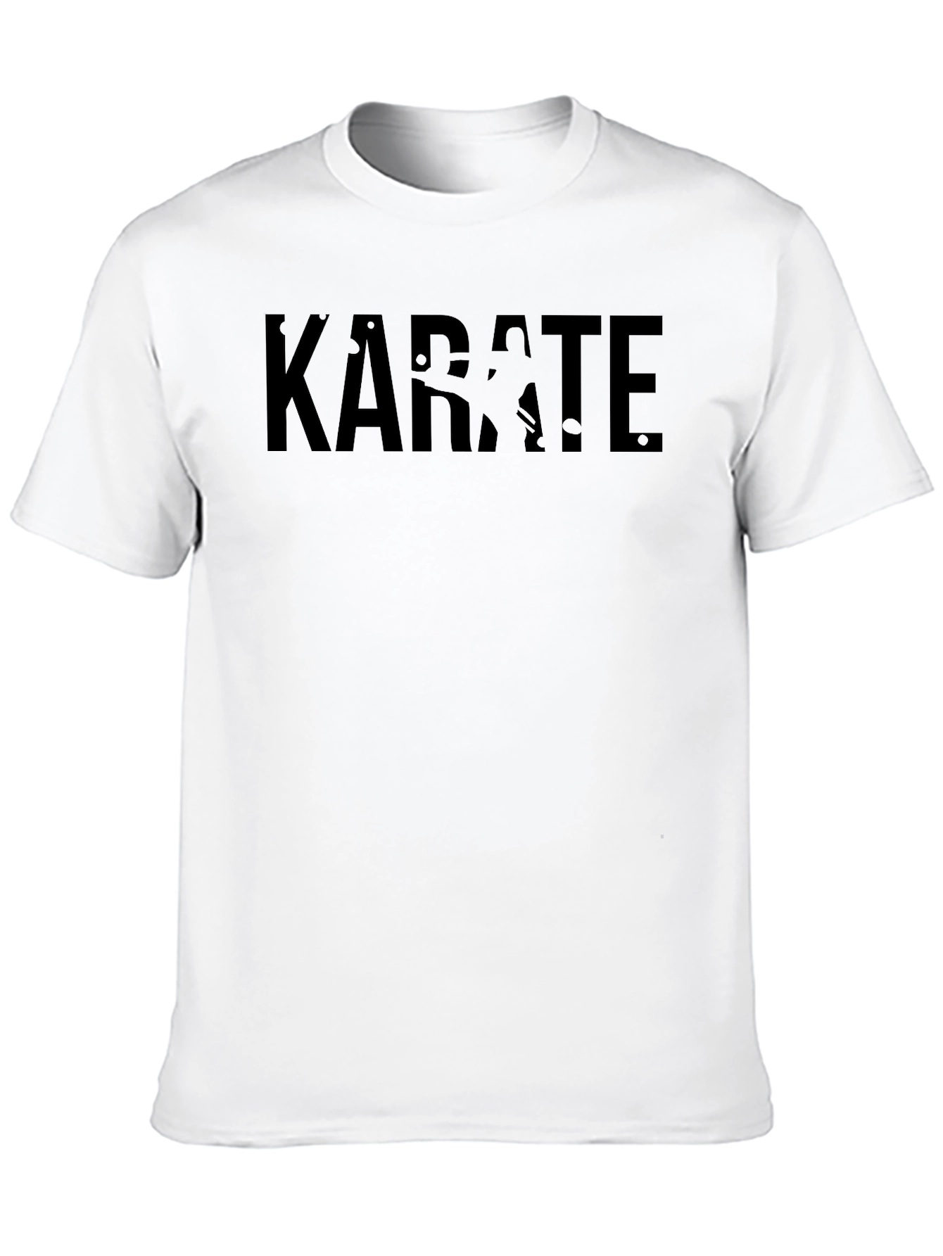 Karate Kick Graphic T-Shirt - Black