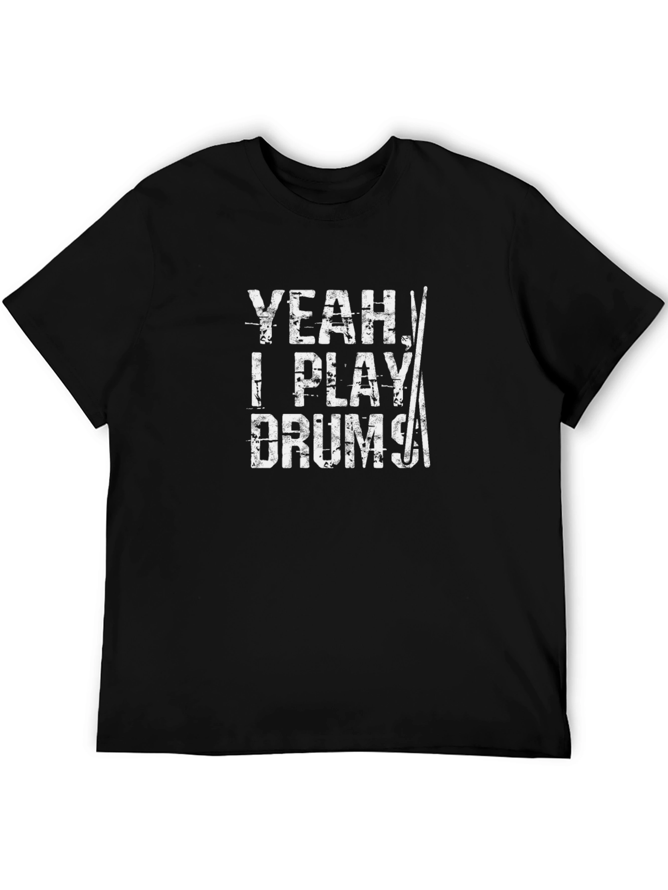 Yeah I Play Drums T-Shirt - Music Lover Tee
