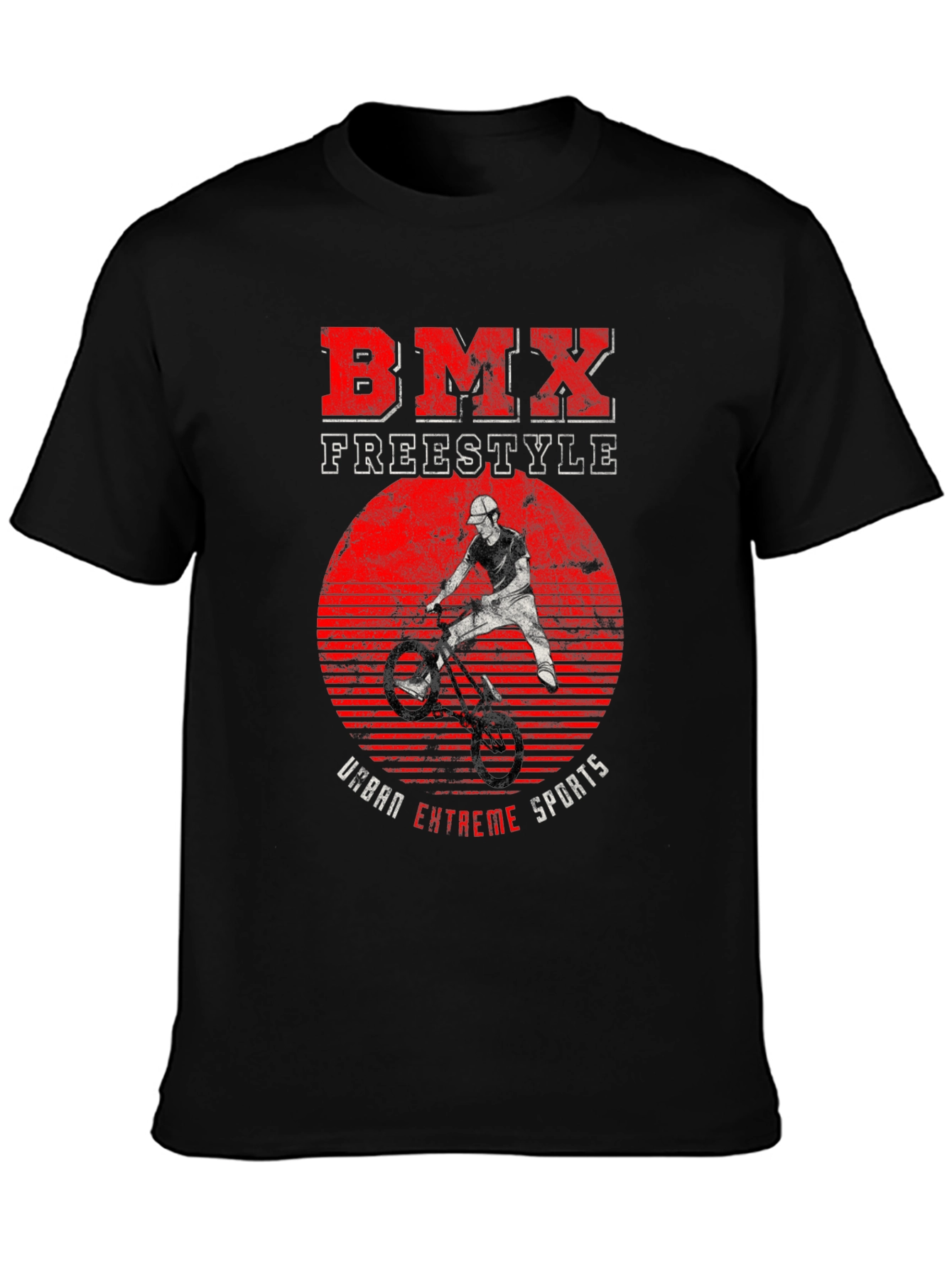 BMX Freestyle Urban Extreme Sports Graphic T-Shirt