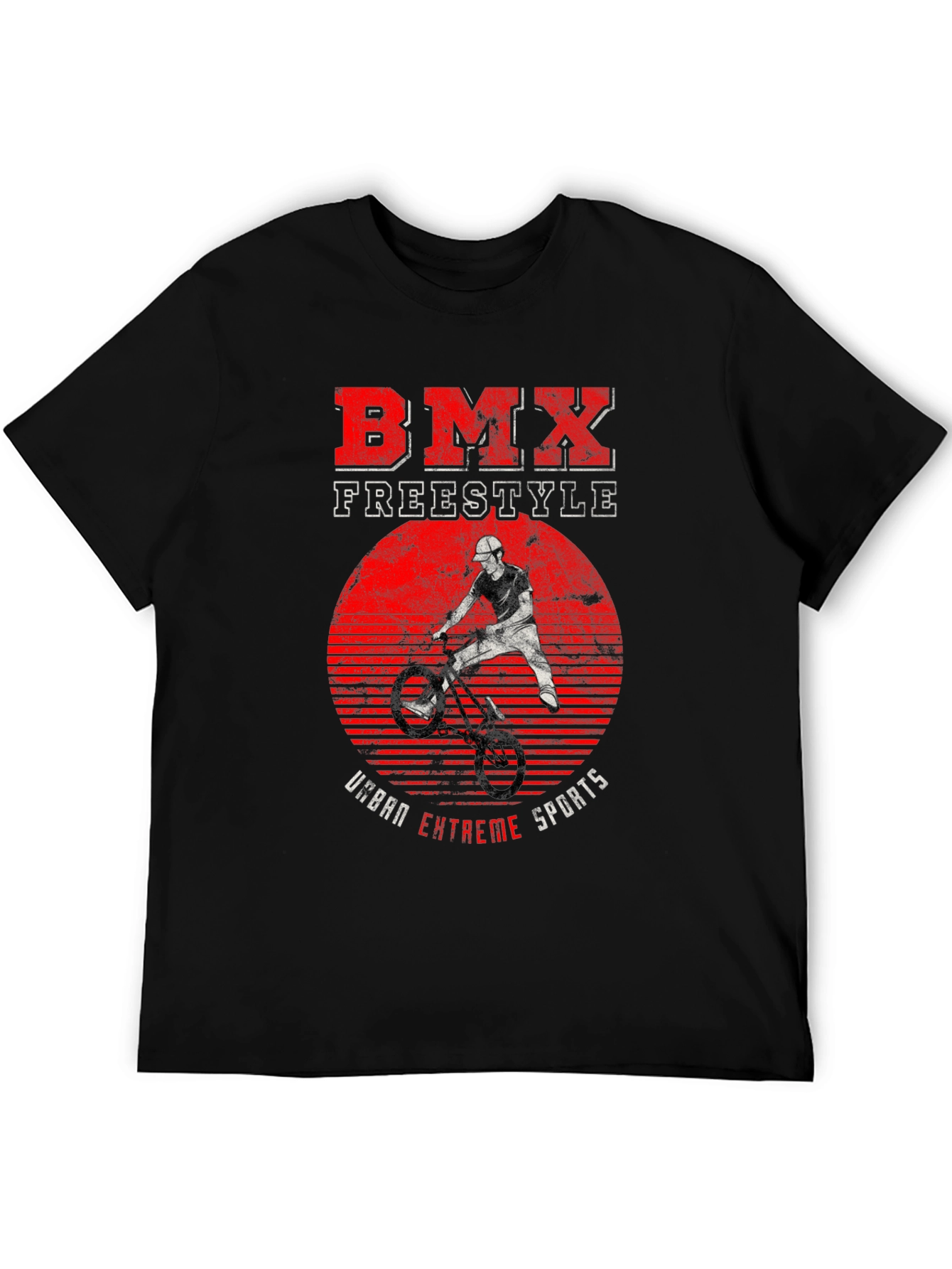 BMX Freestyle Urban Extreme Sports Graphic T-Shirt