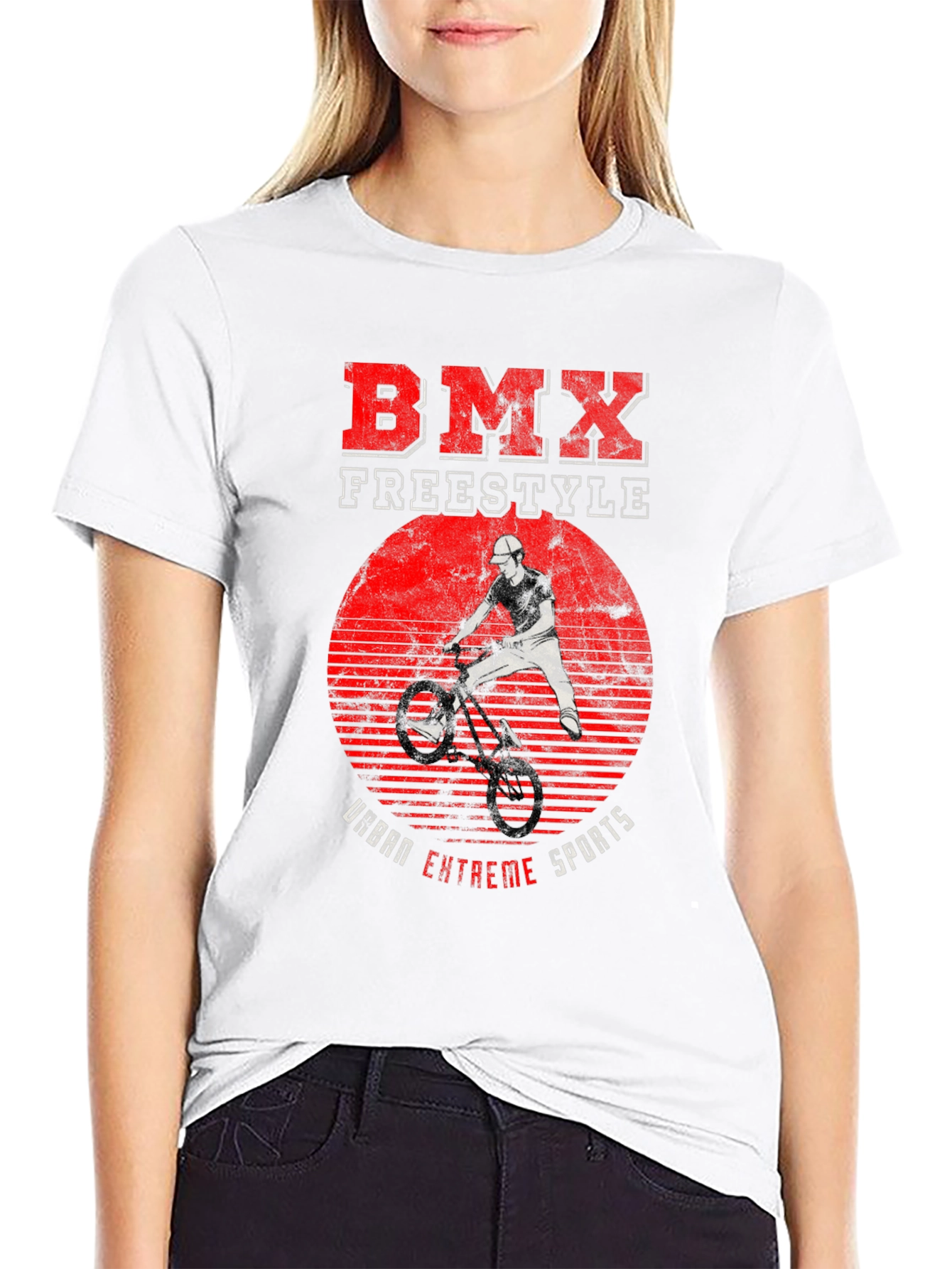 BMX Freestyle Urban Extreme Sports Graphic T-Shirt