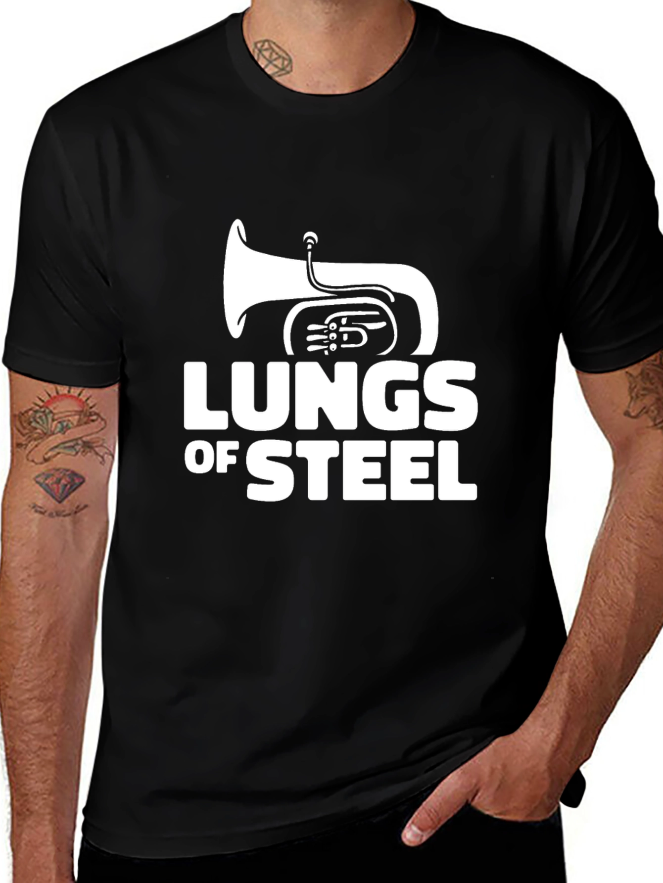 Lungs of Steel T-Shirt - Black