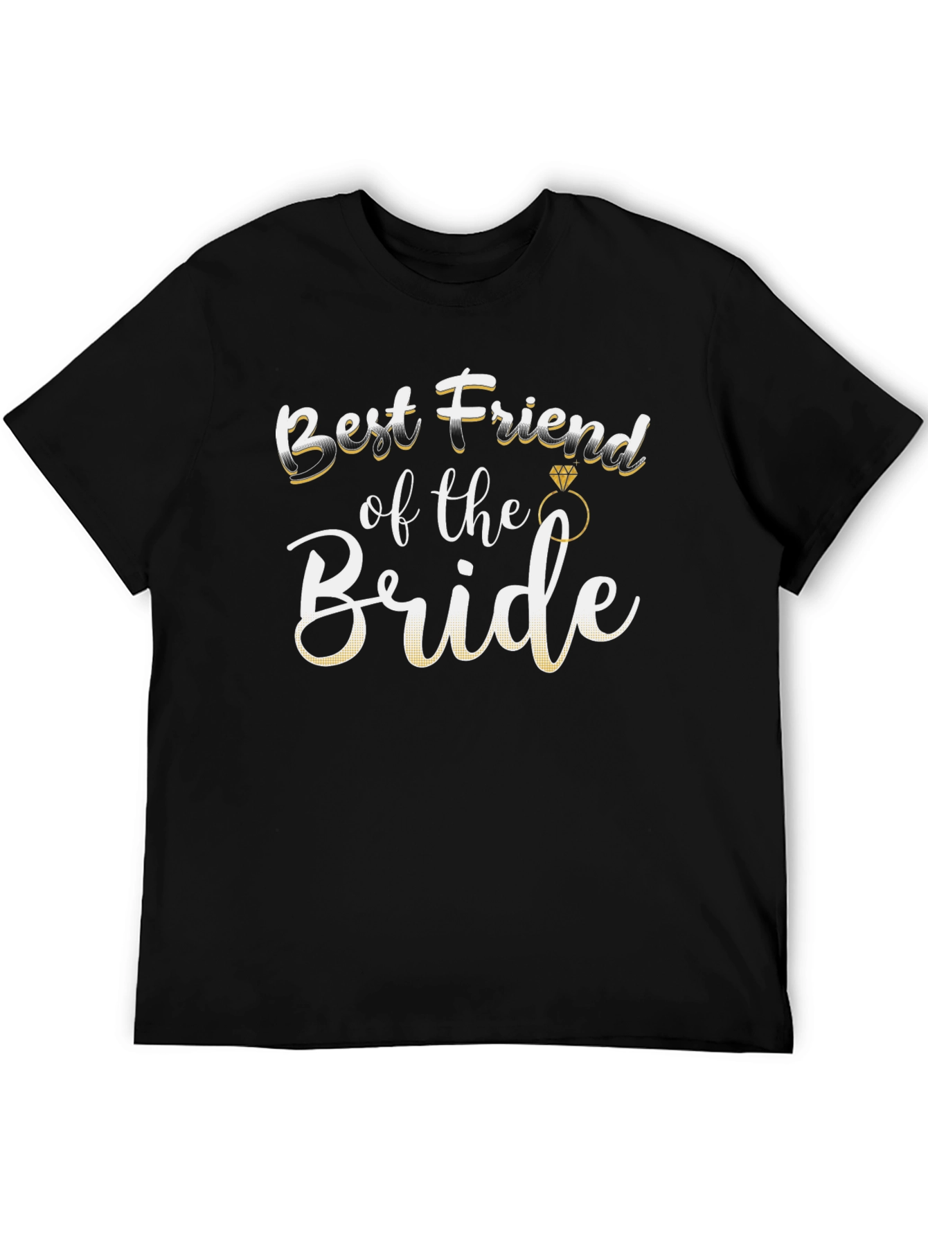 Best Friend of the Bride T-Shirt - Black