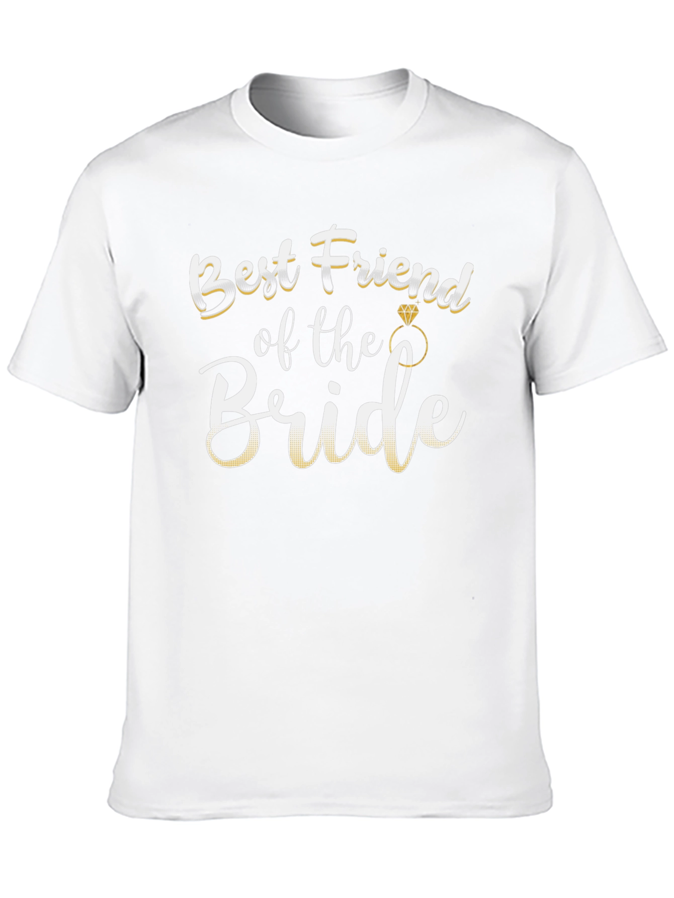 Best Friend of the Bride T-Shirt - Black