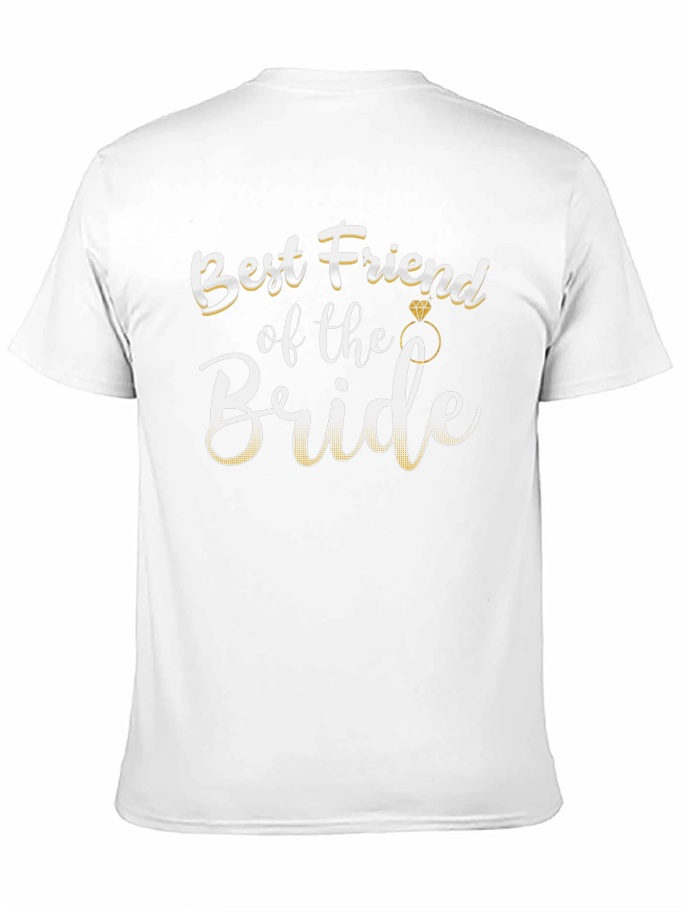 Best Friend of the Bride T-Shirt - Black