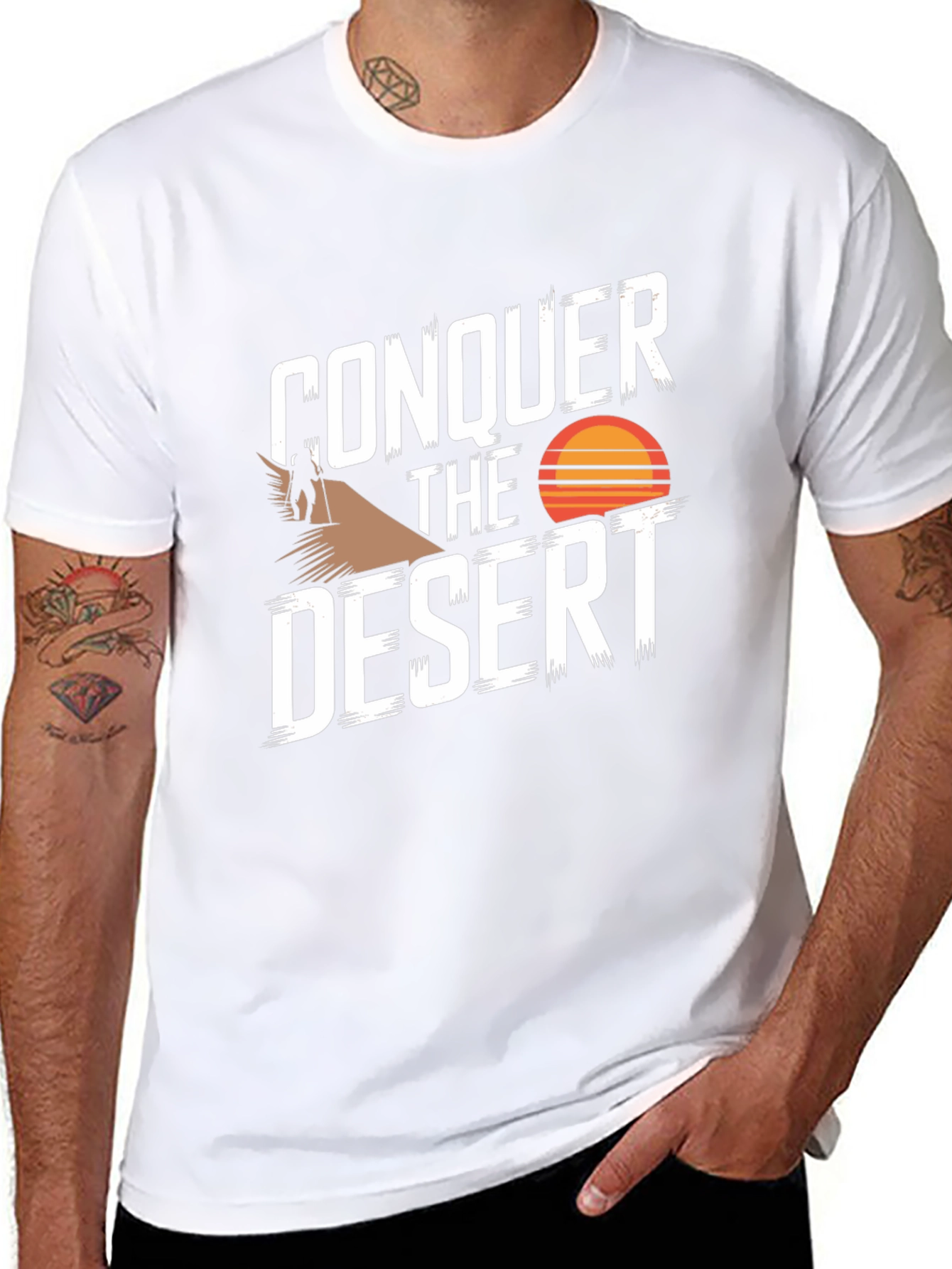 Conquer The Desert Black T-Shirt