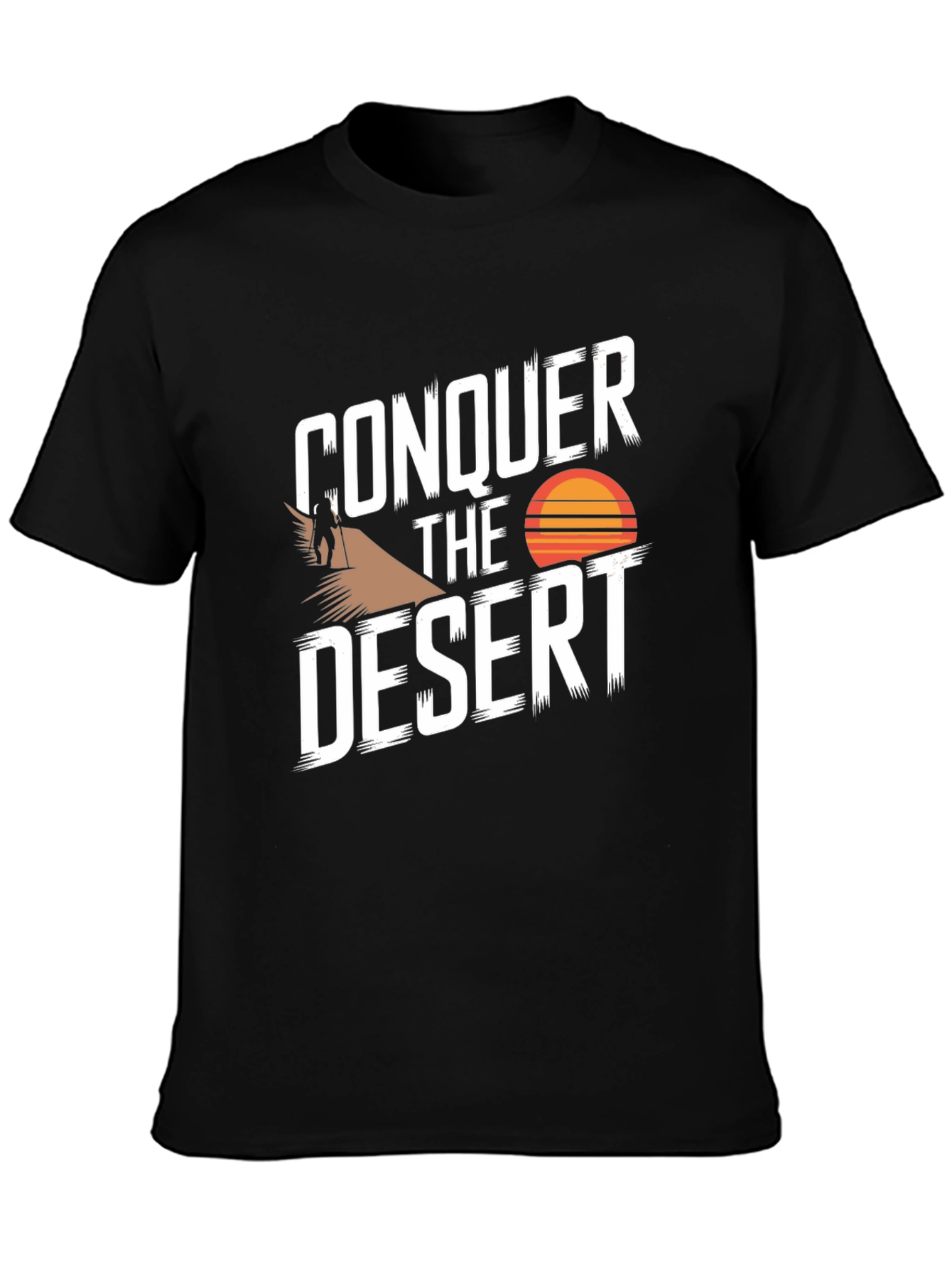 Conquer The Desert Black T-Shirt