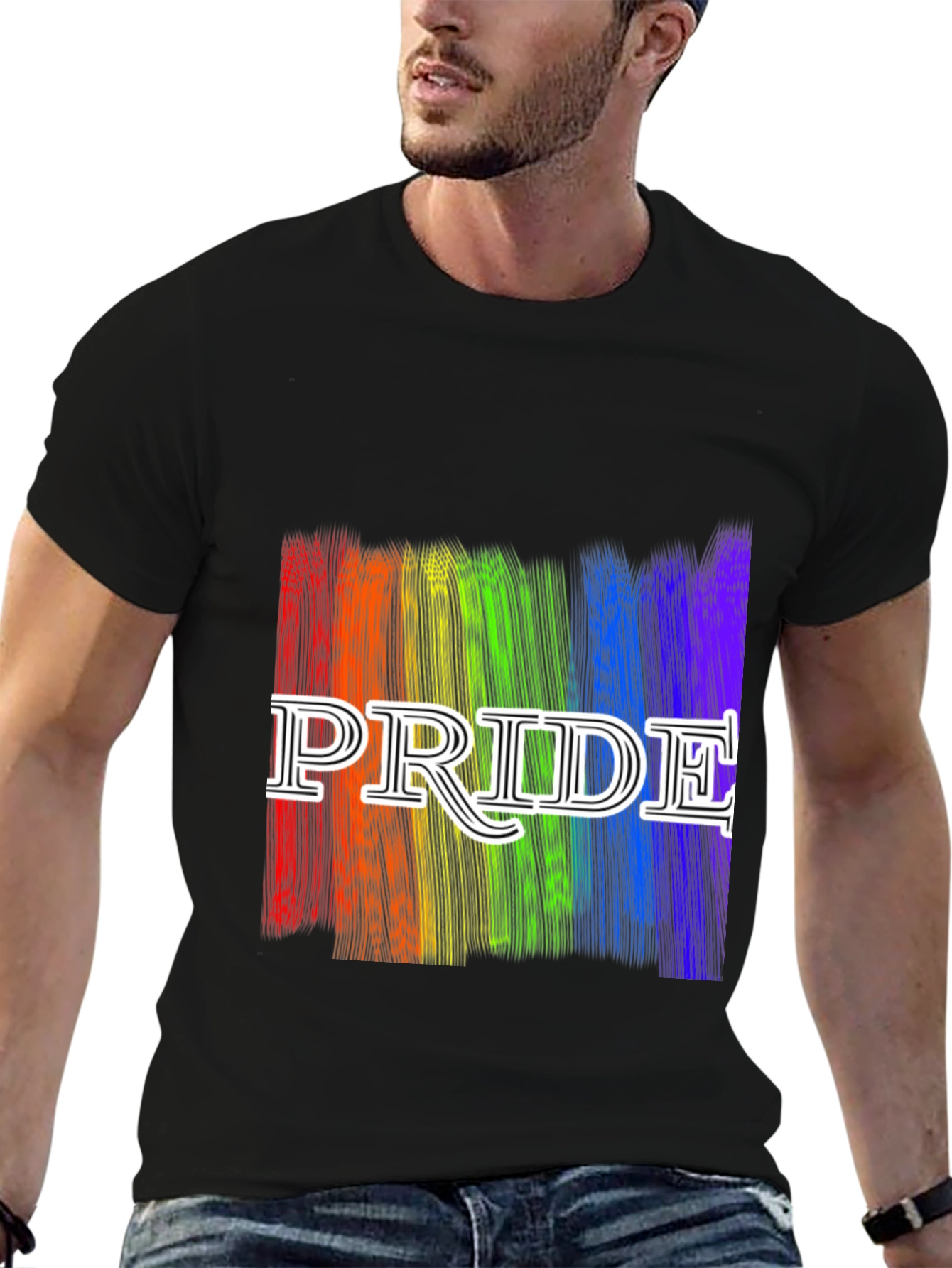 Pride Rainbow Stripe T-Shirt