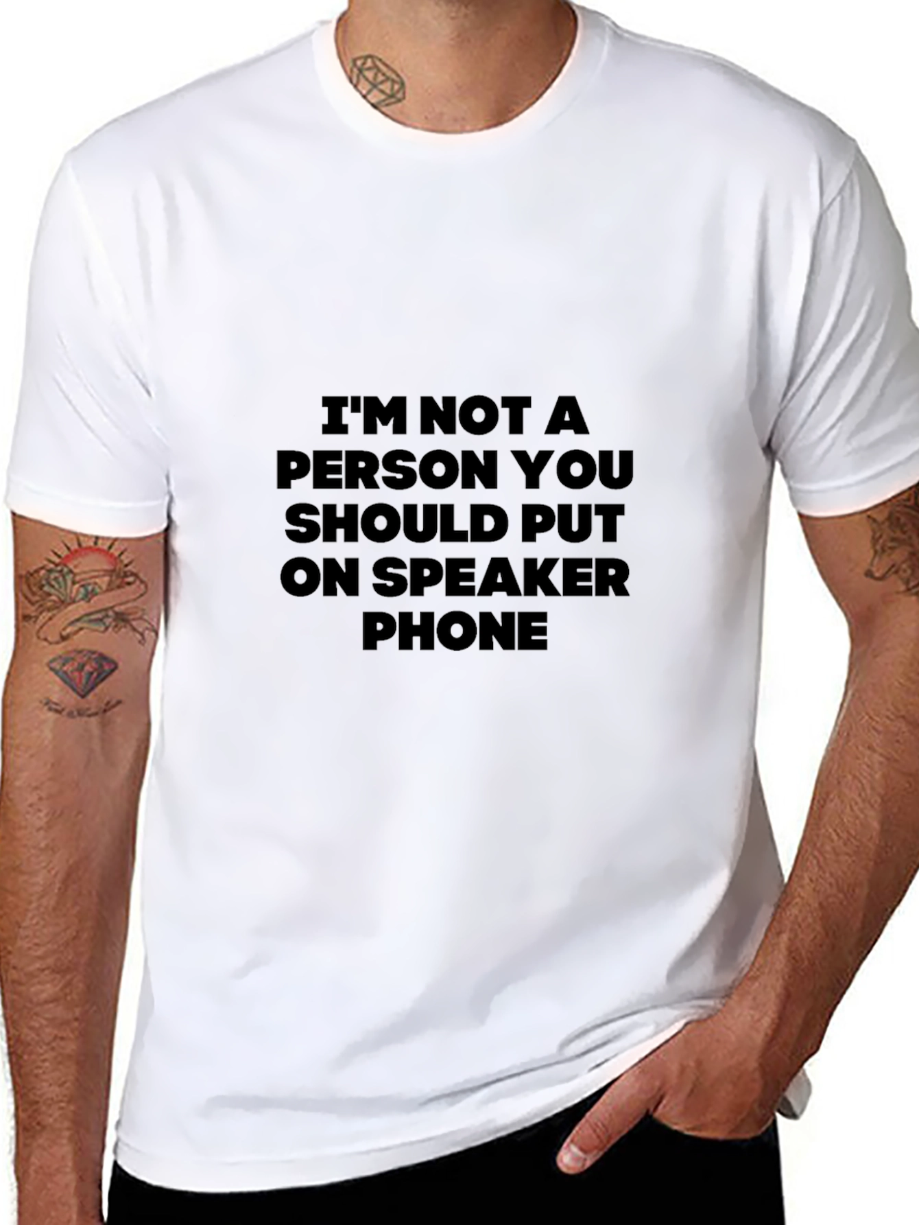 Speaker Phone T-Shirt: Bold Statement Tee
