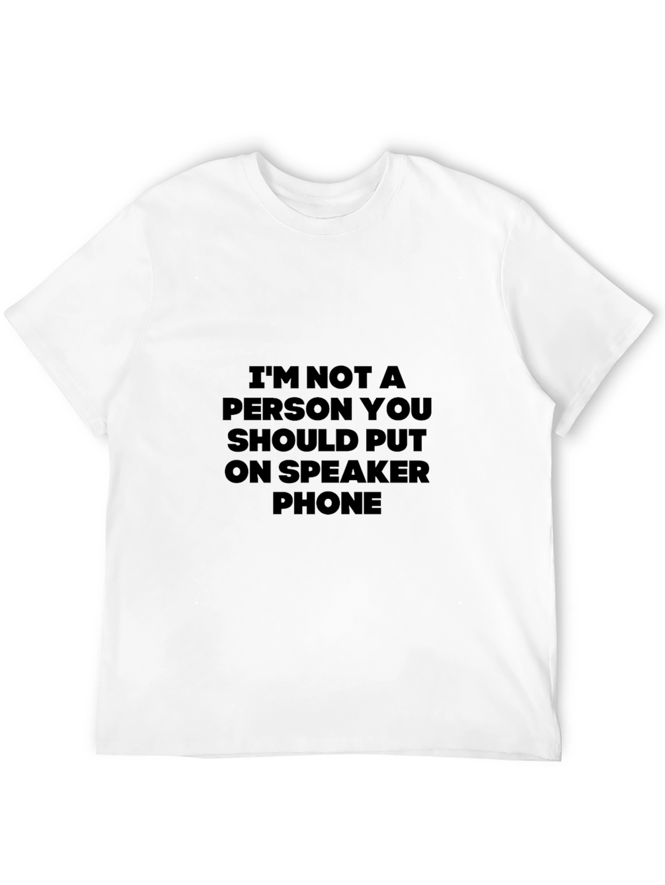 Speaker Phone T-Shirt: Bold Statement Tee