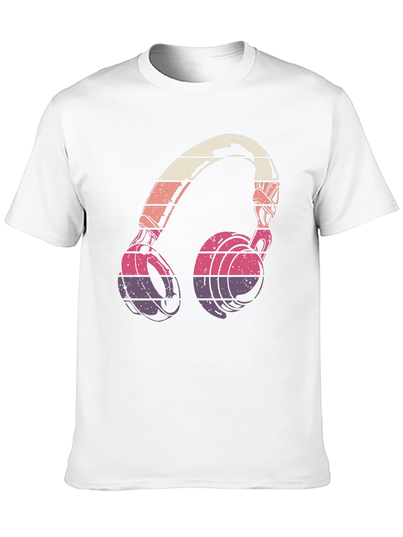 Retro Headphones Graphic T-Shirt