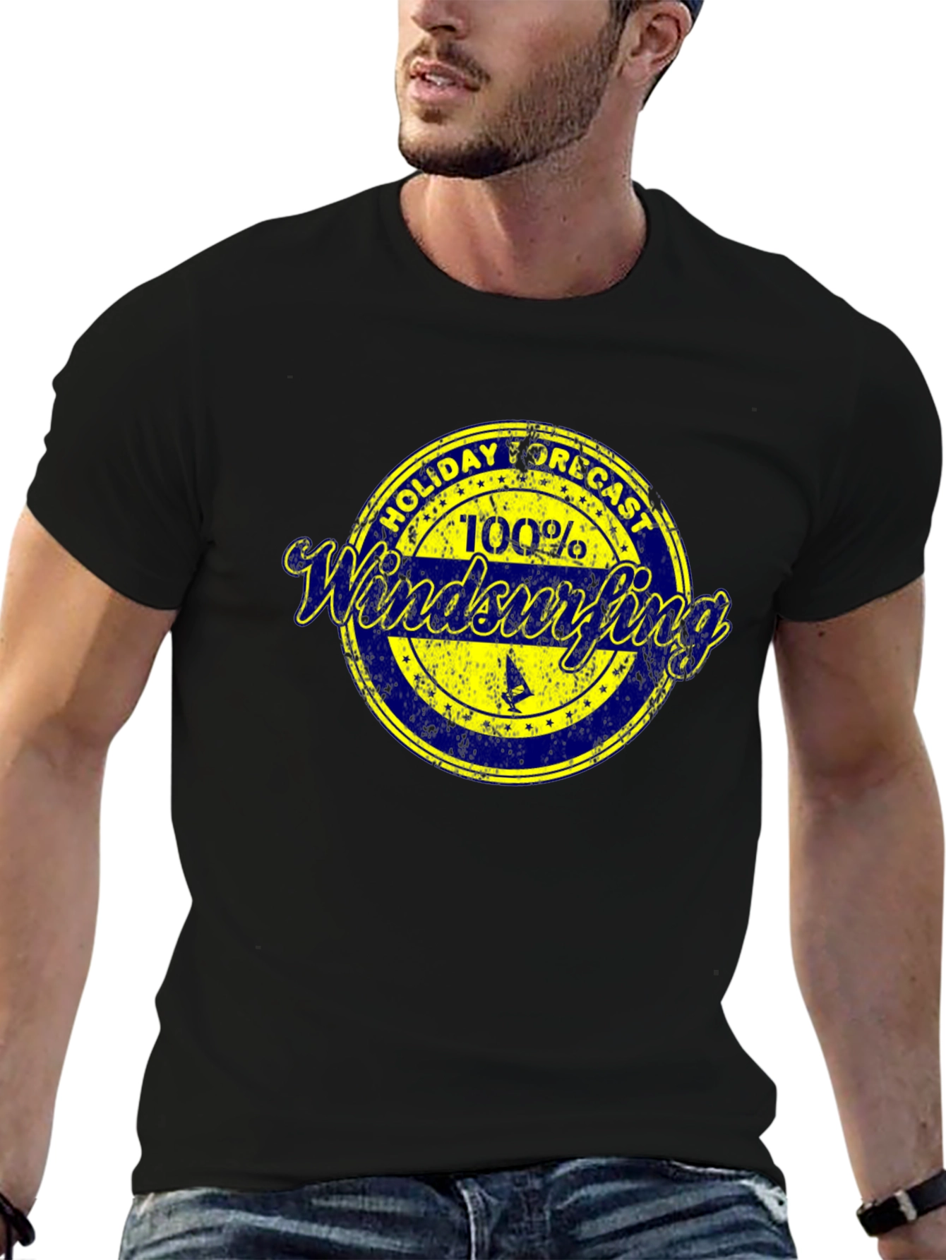 Windsurfing Holiday Forecast T-Shirt