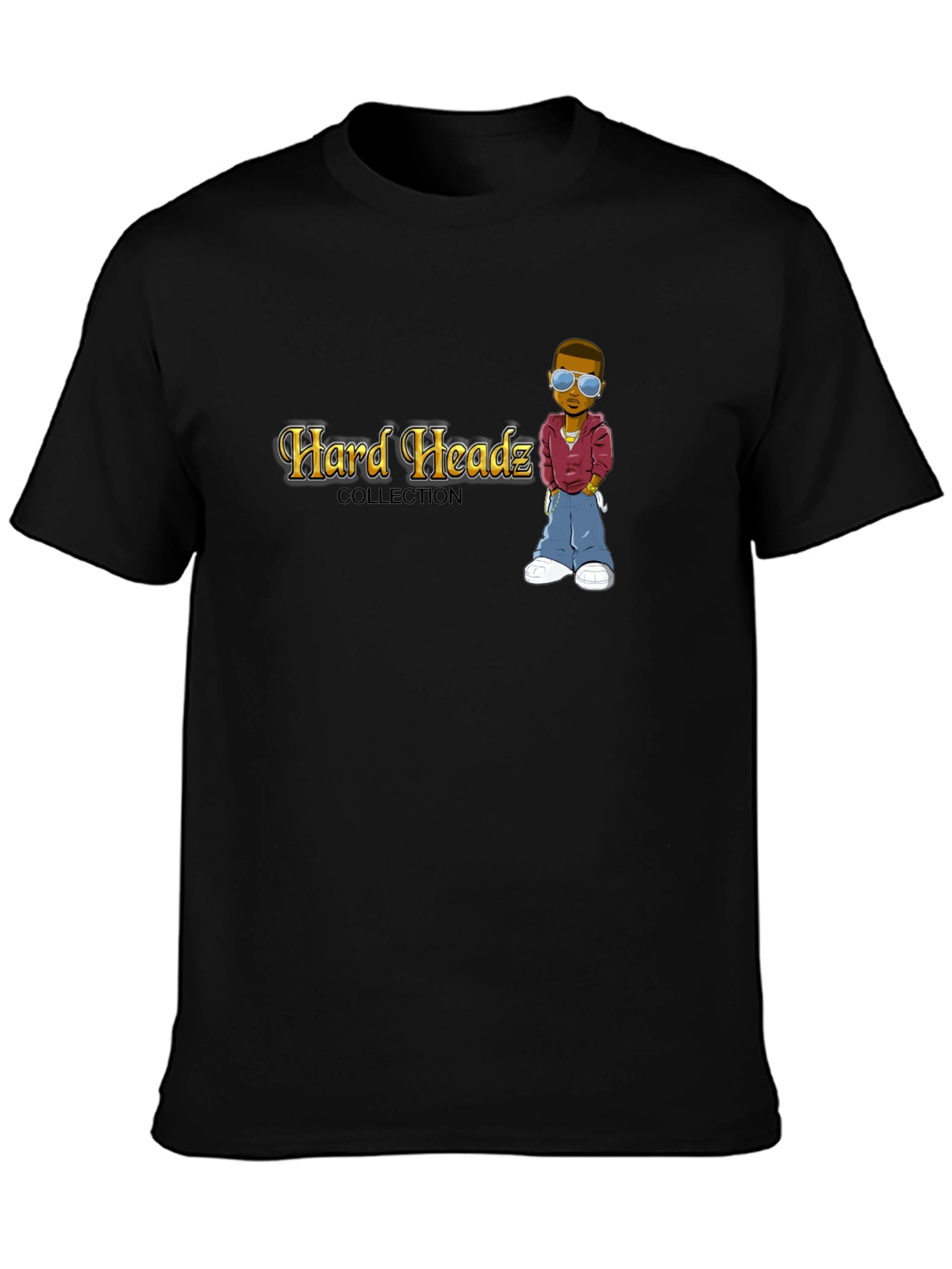 Hard Headz Collection Black T-Shirt