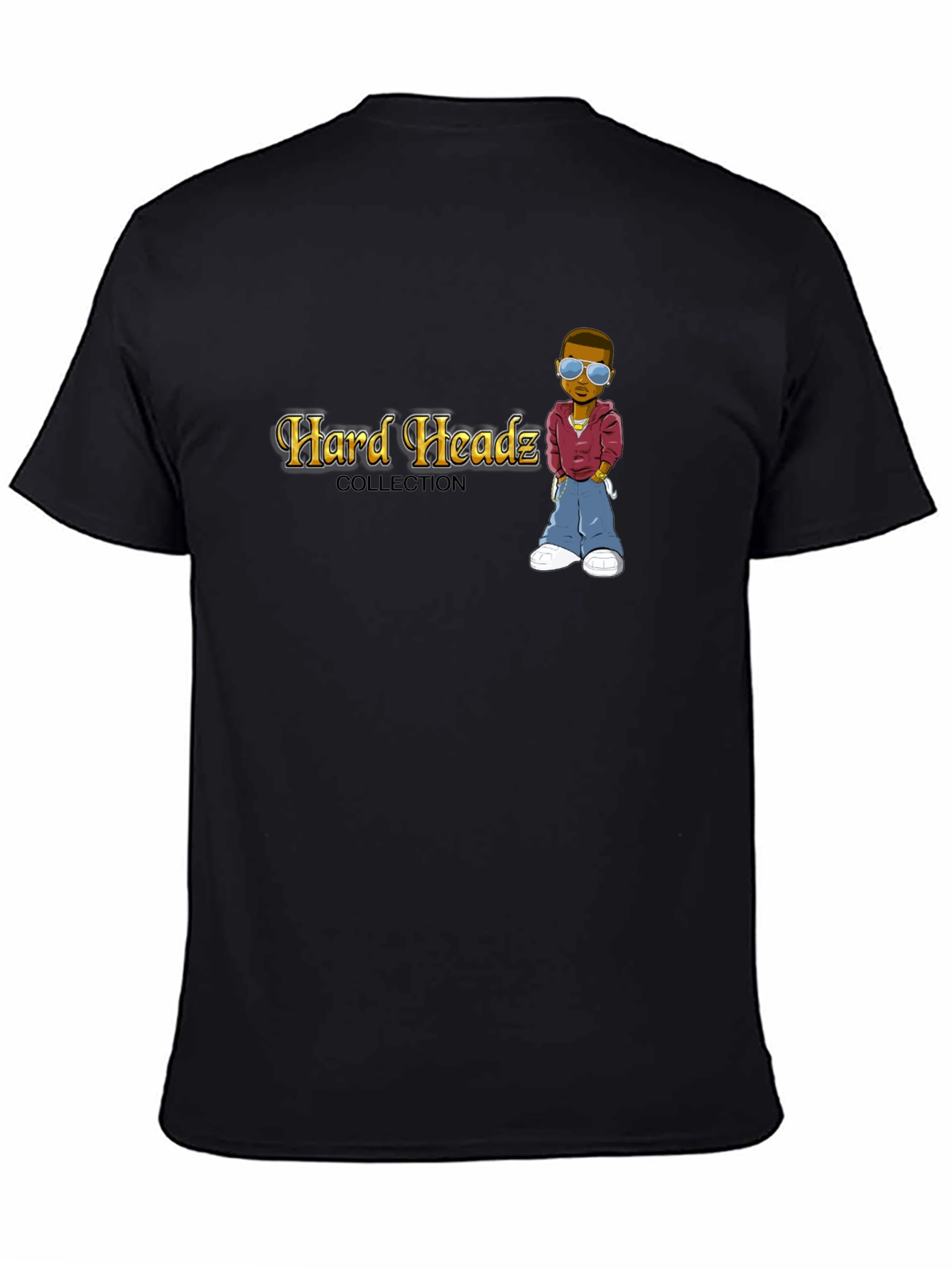 Hard Headz Collection Black T-Shirt