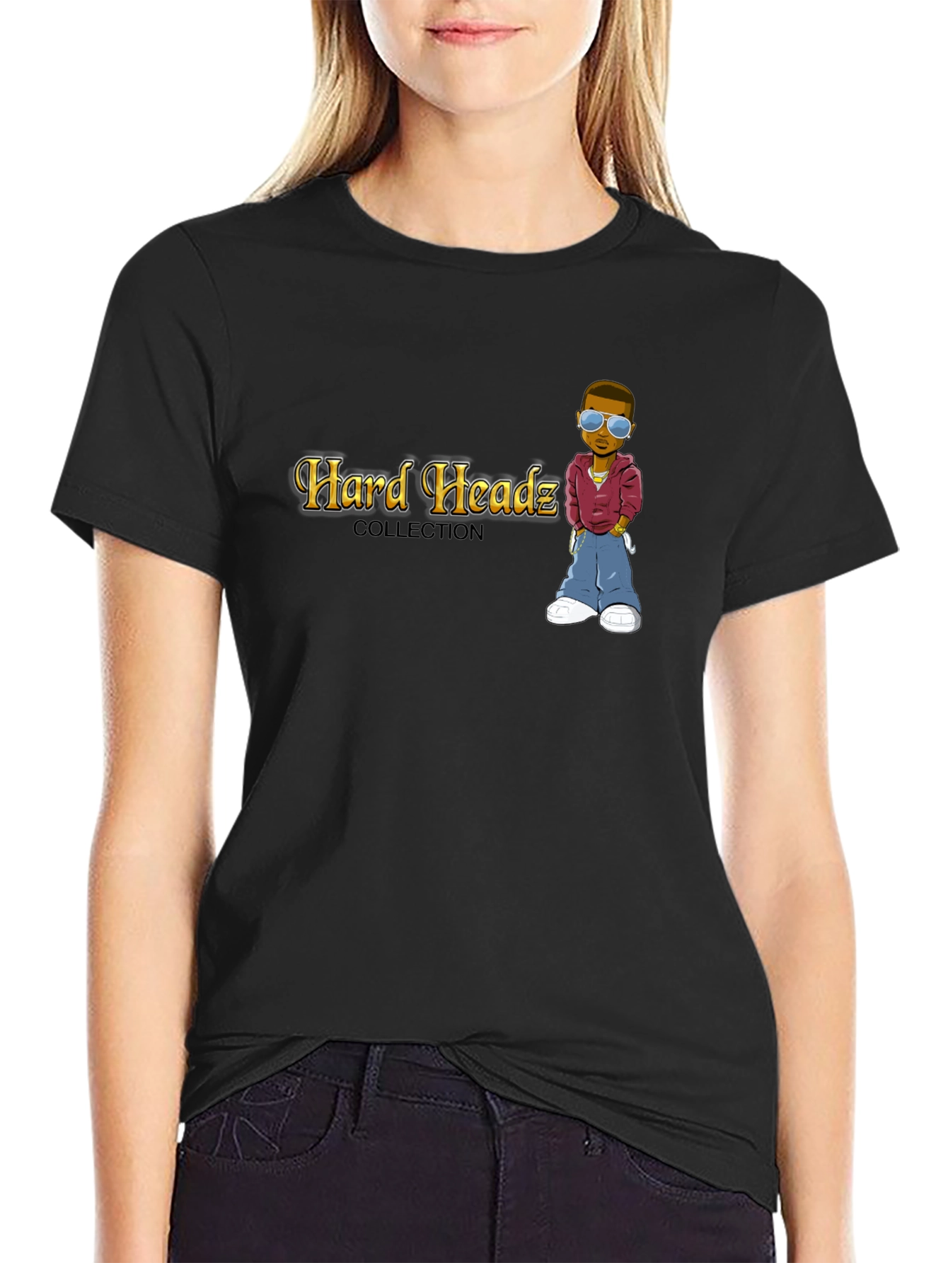 Hard Headz Collection Black T-Shirt