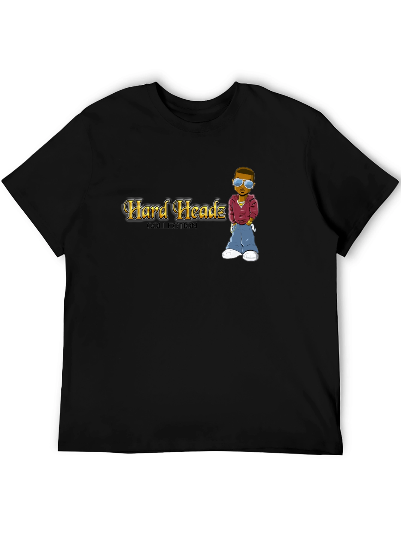 Hard Headz Collection Black T-Shirt