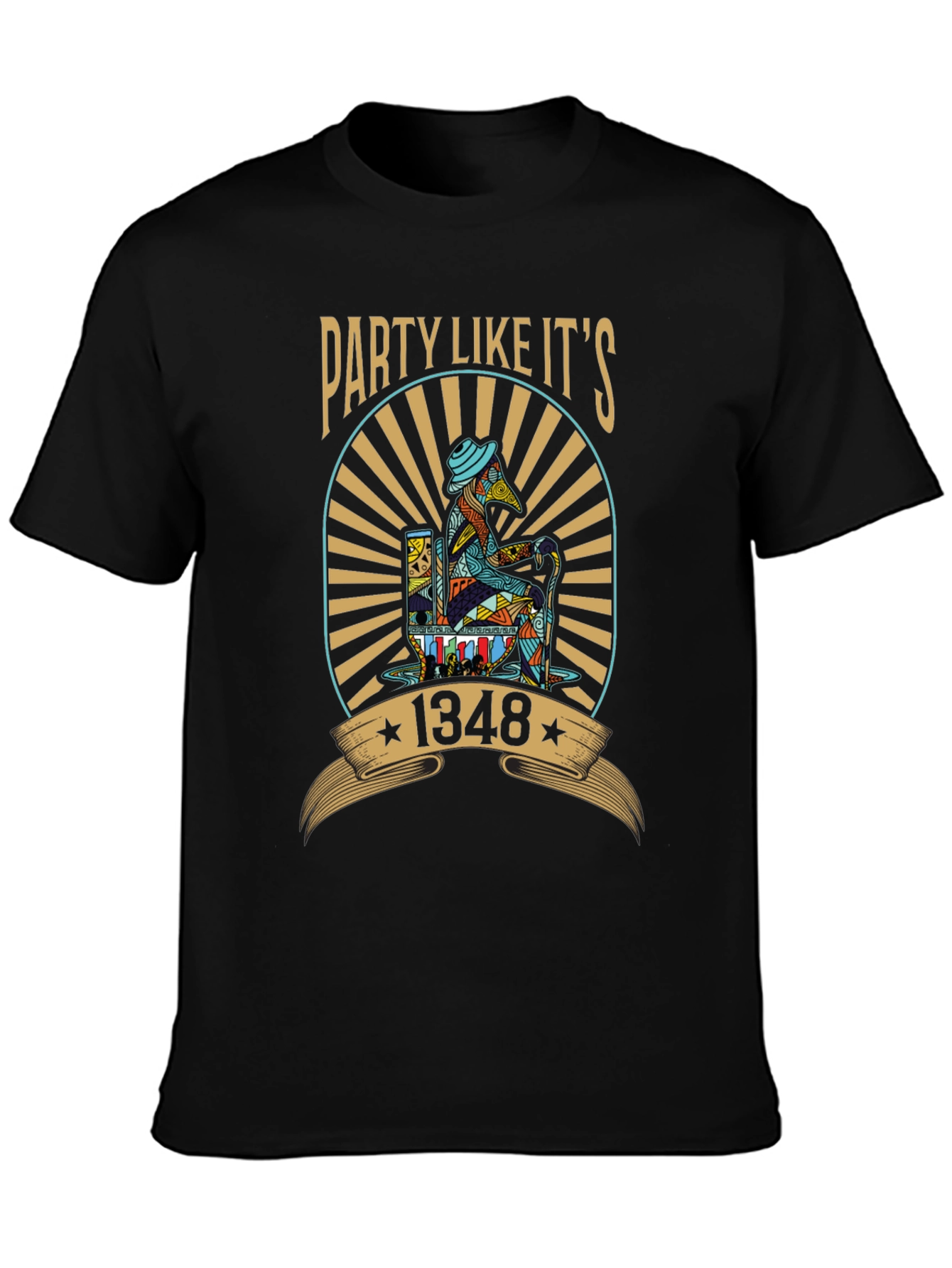 Party Like Its 1348 T-Shirt Black