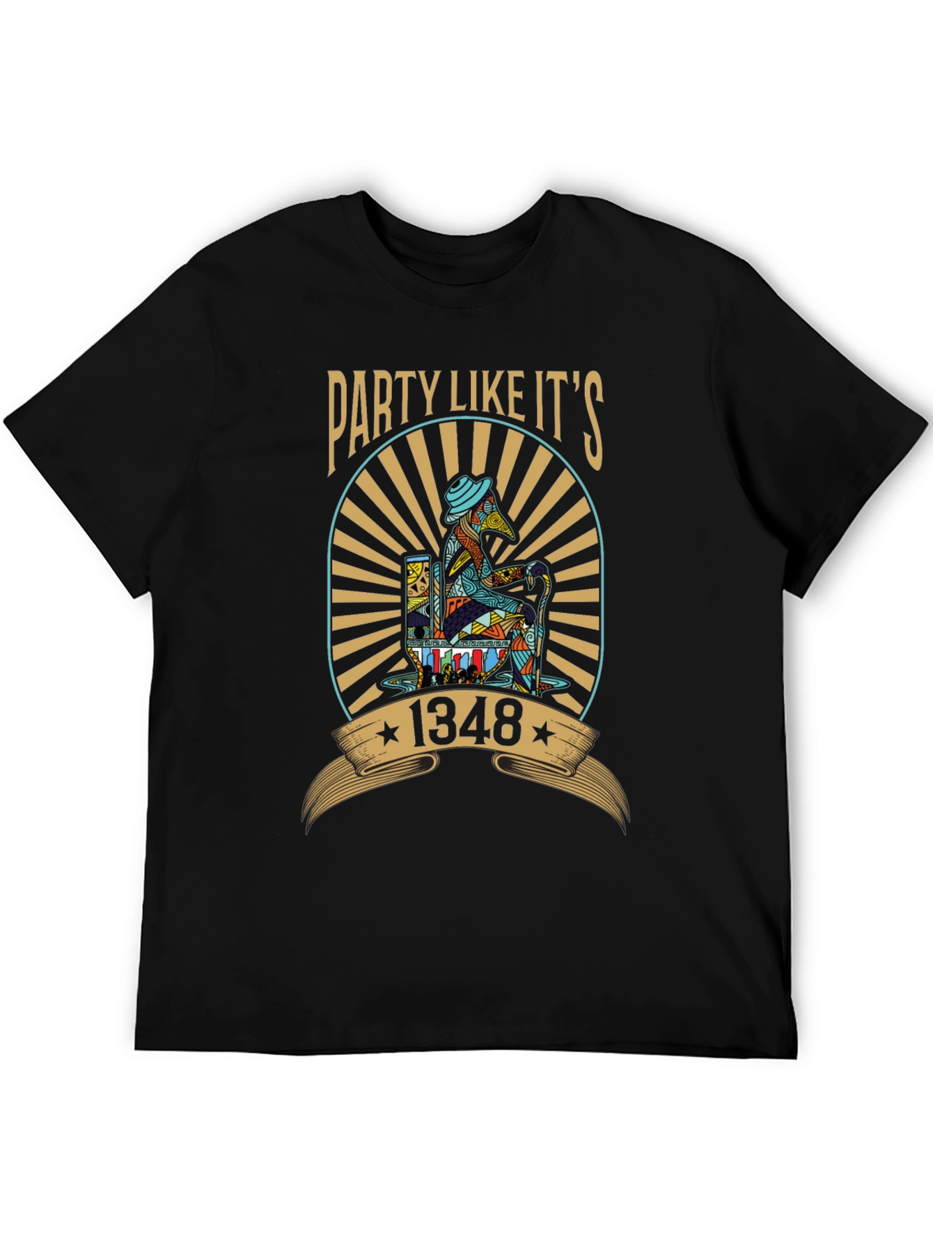 Party Like Its 1348 T-Shirt Black