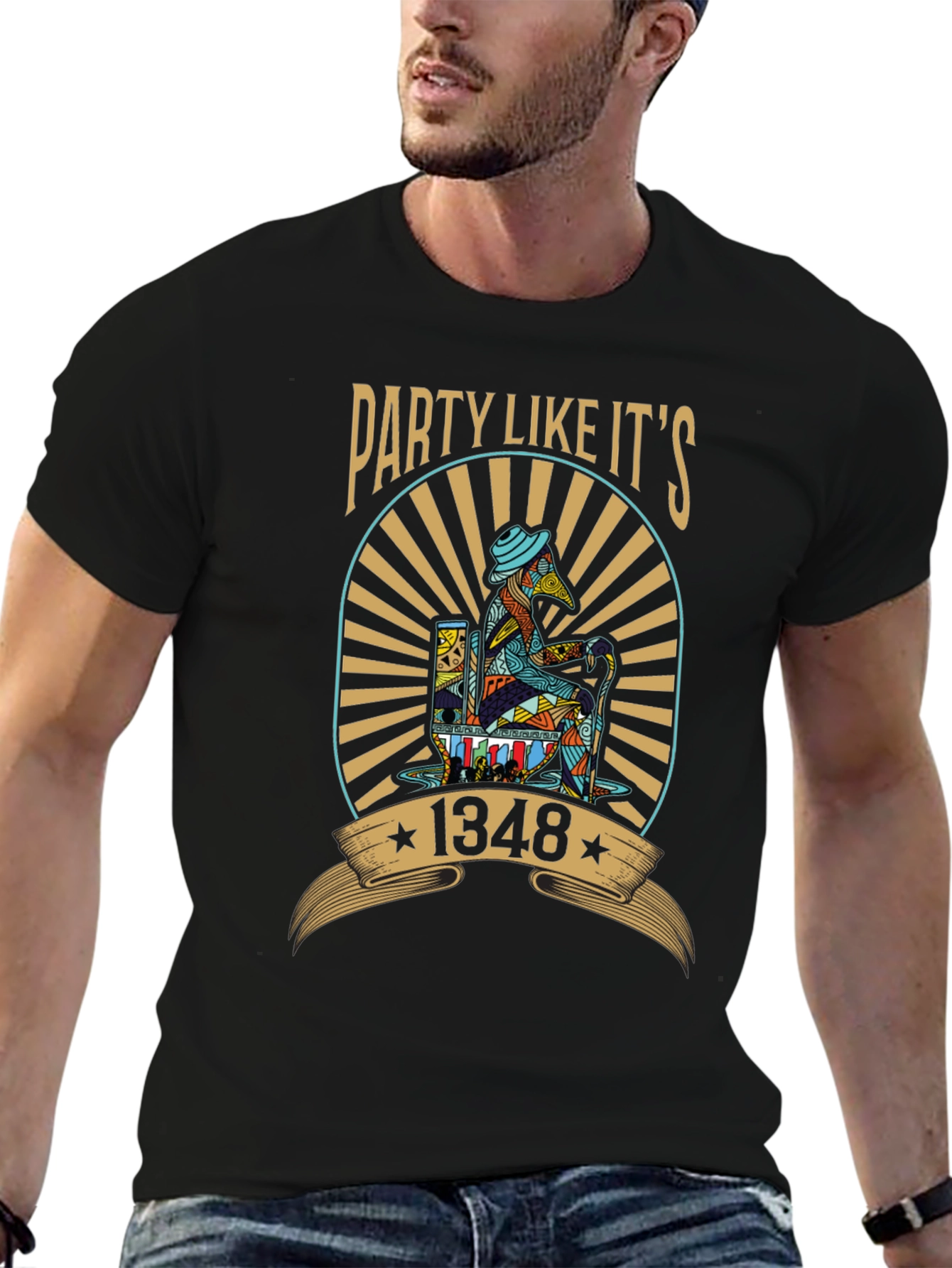 Party Like Its 1348 T-Shirt Black