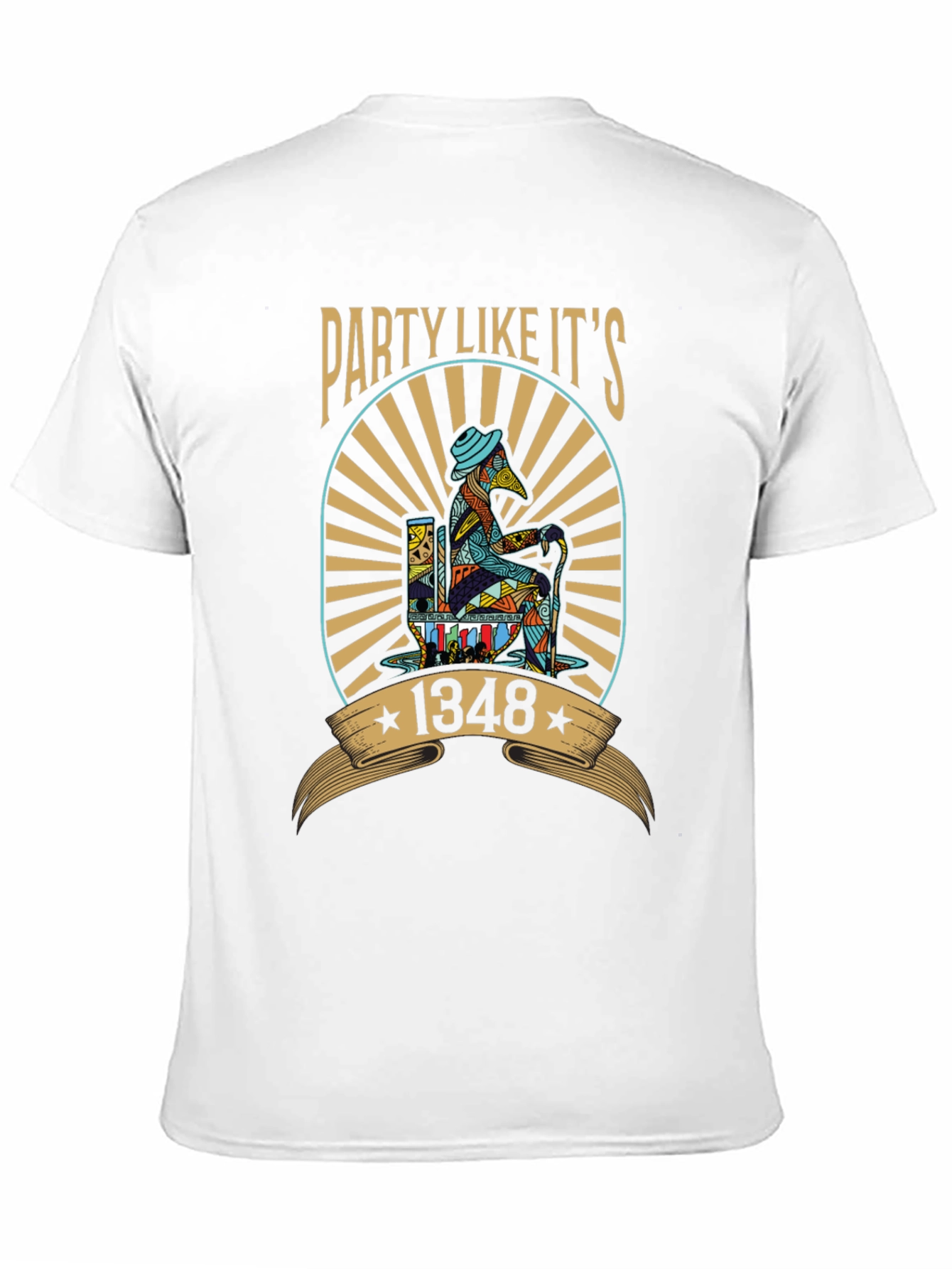 Party Like Its 1348 T-Shirt Black