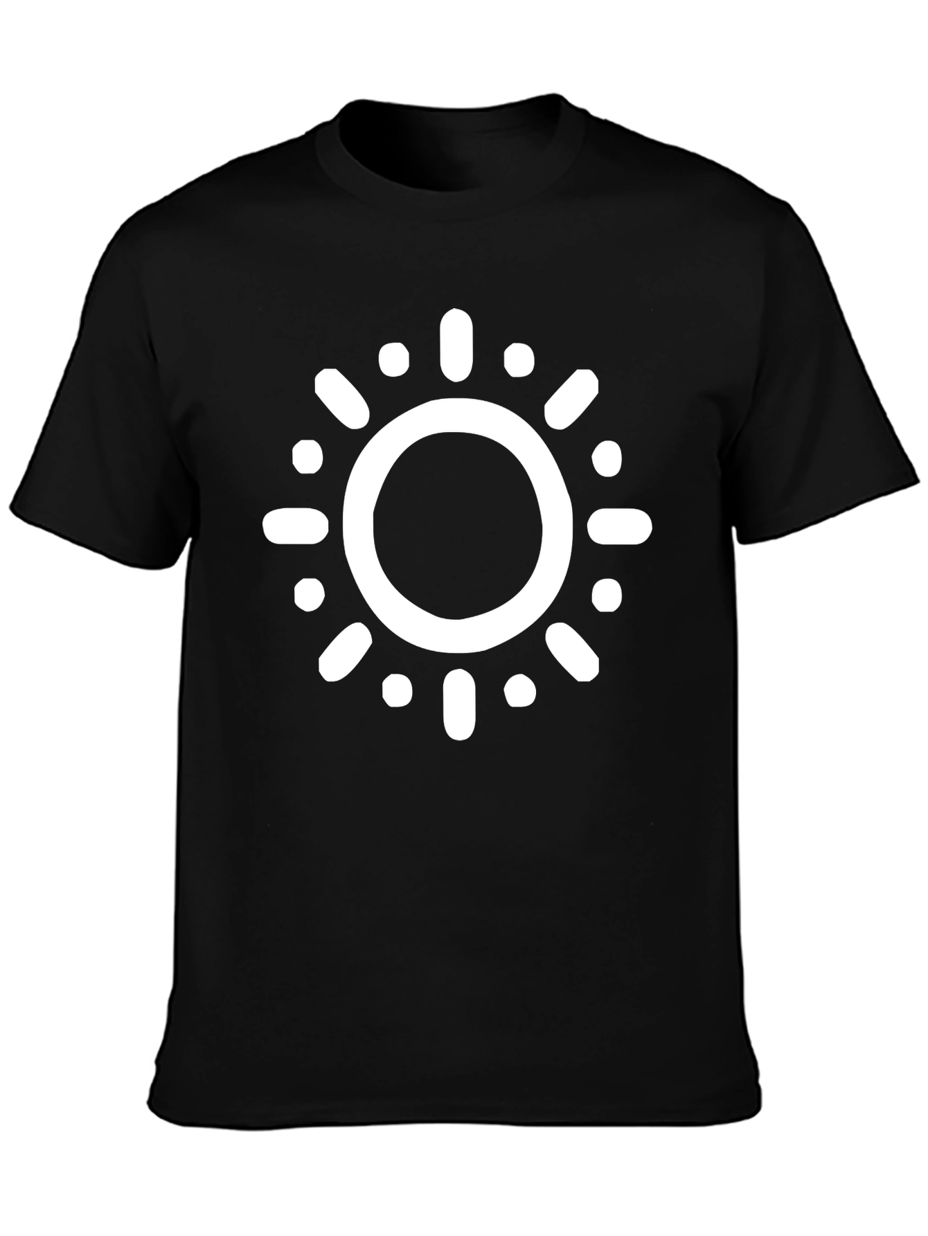 Sun Graphic Black T-Shirt