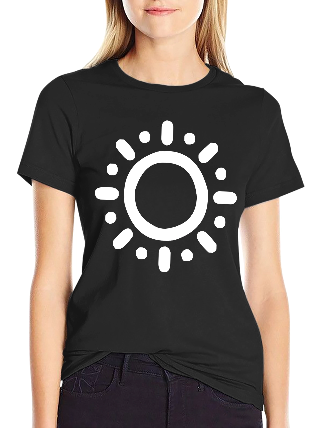 Sun Graphic Black T-Shirt