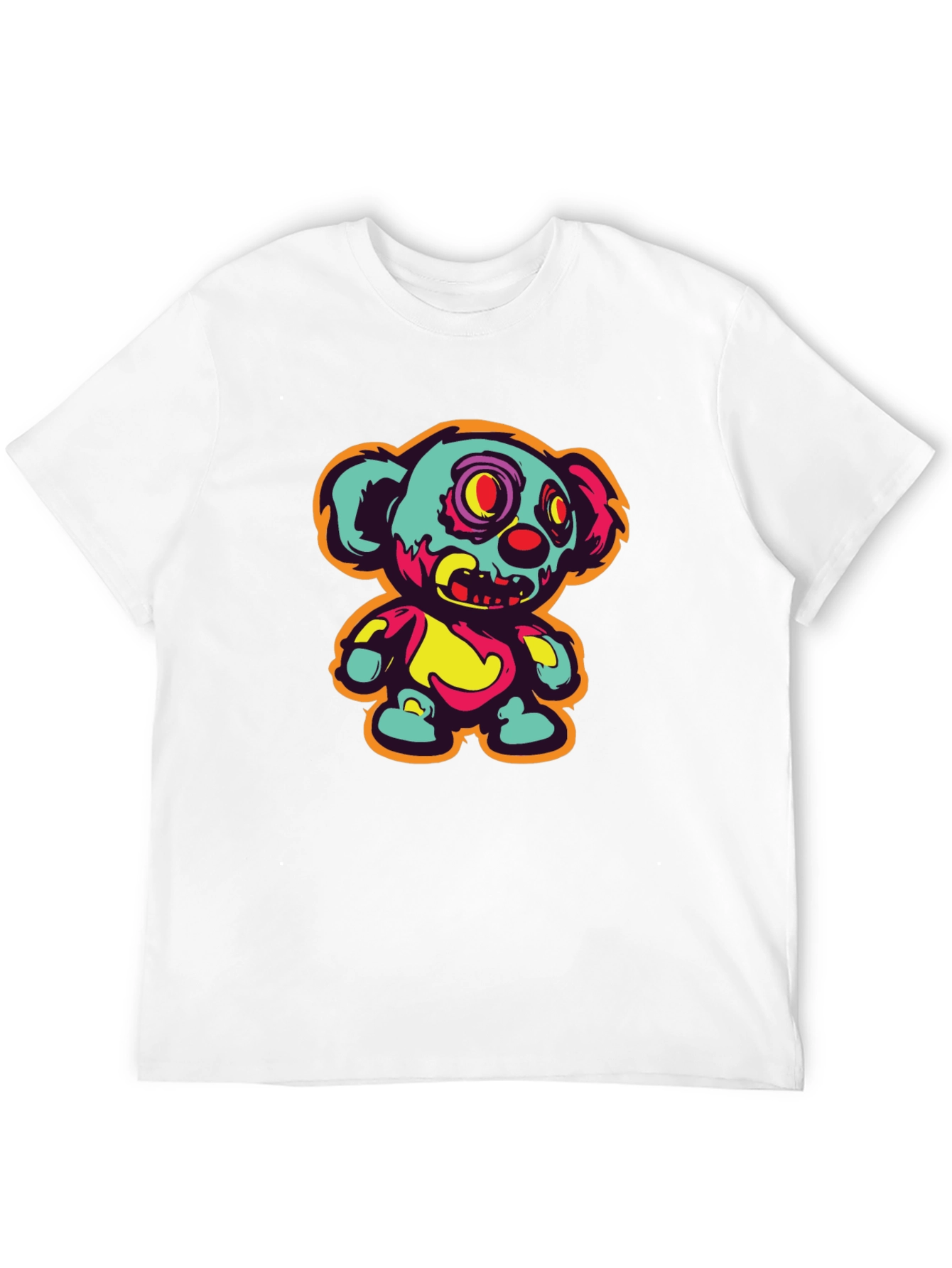 Zombie Bear Graphic T-Shirt