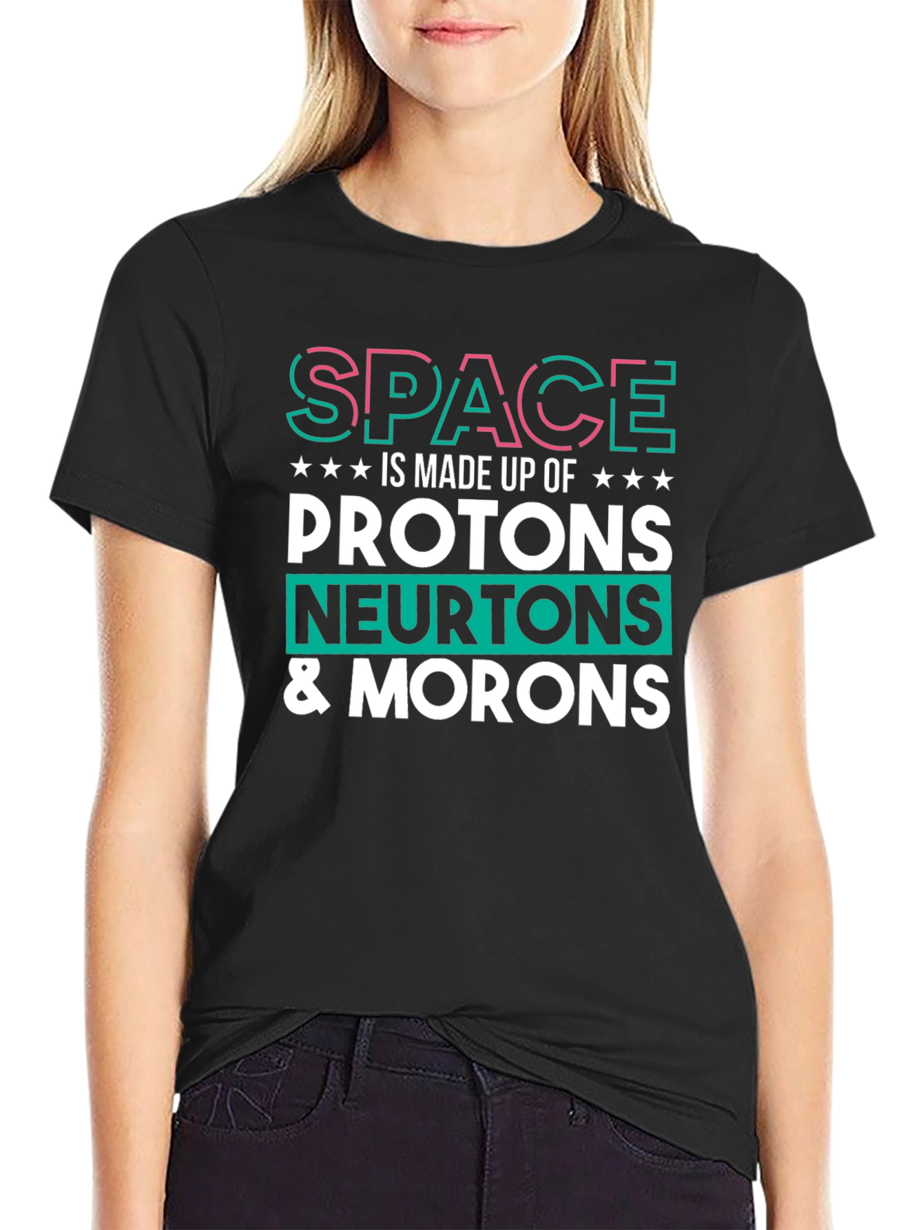 Space Made of Morons T-Shirt Funny Science Tee