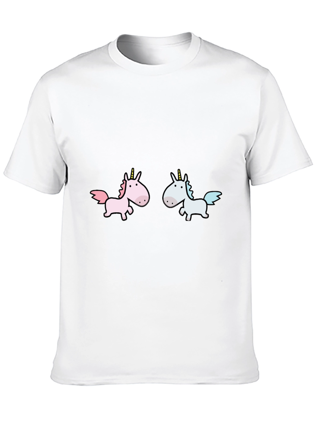 Unicorn T-Shirt: Whimsical Cartoon Design