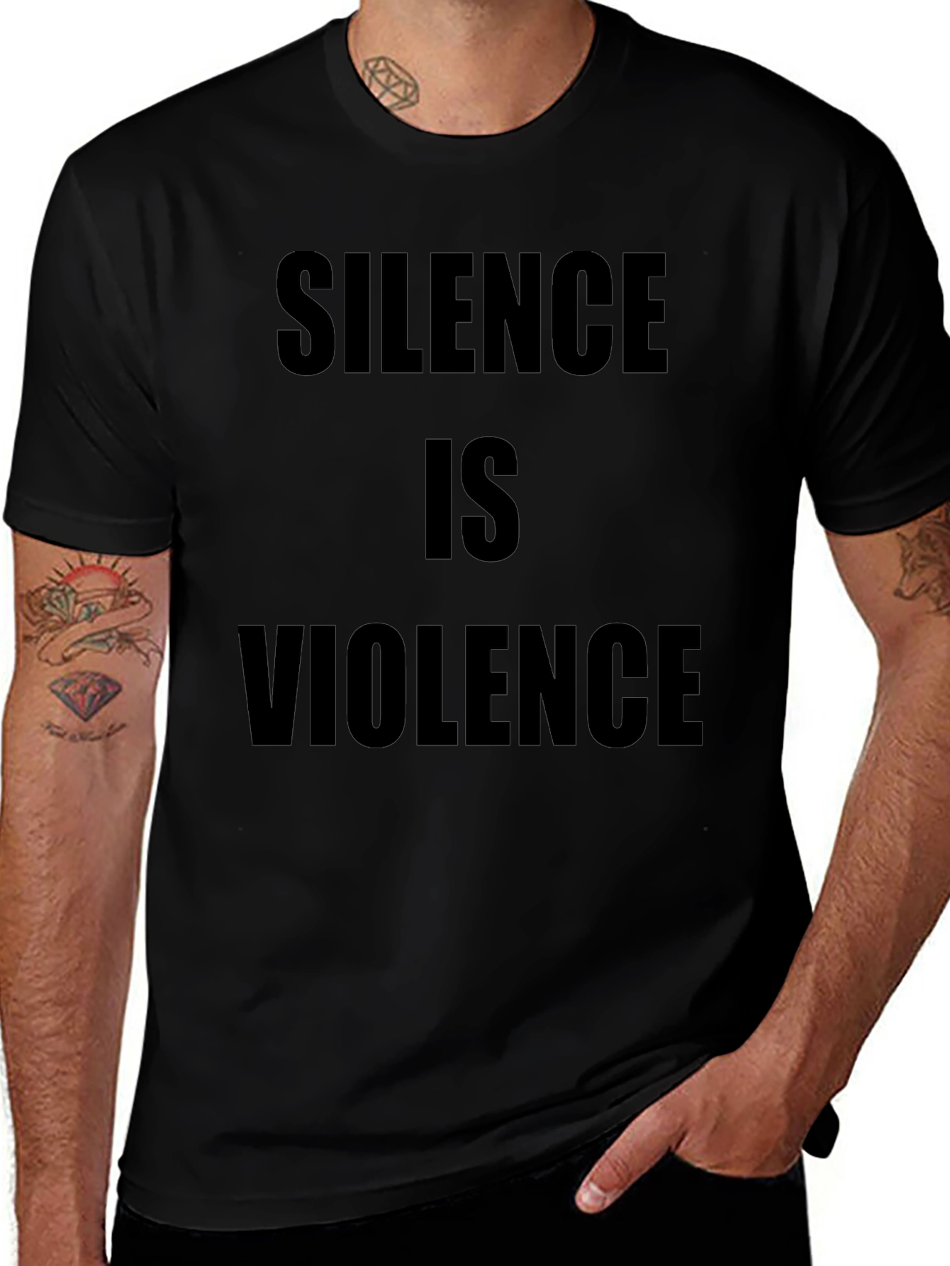 Silence is Violence Graphic T-Shirt