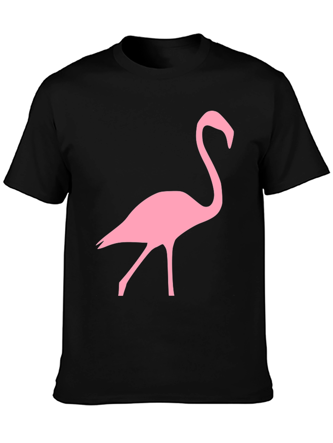Flamingo Graphic Black T-Shirt