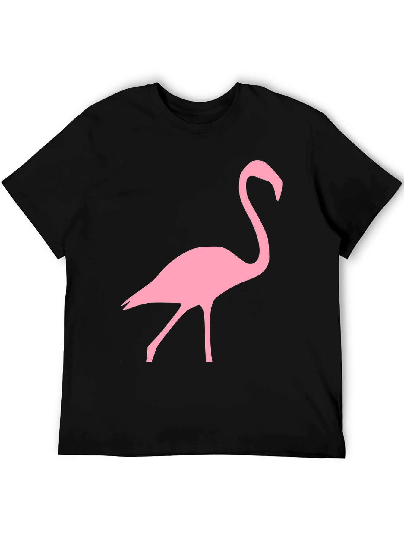 Flamingo Graphic Black T-Shirt