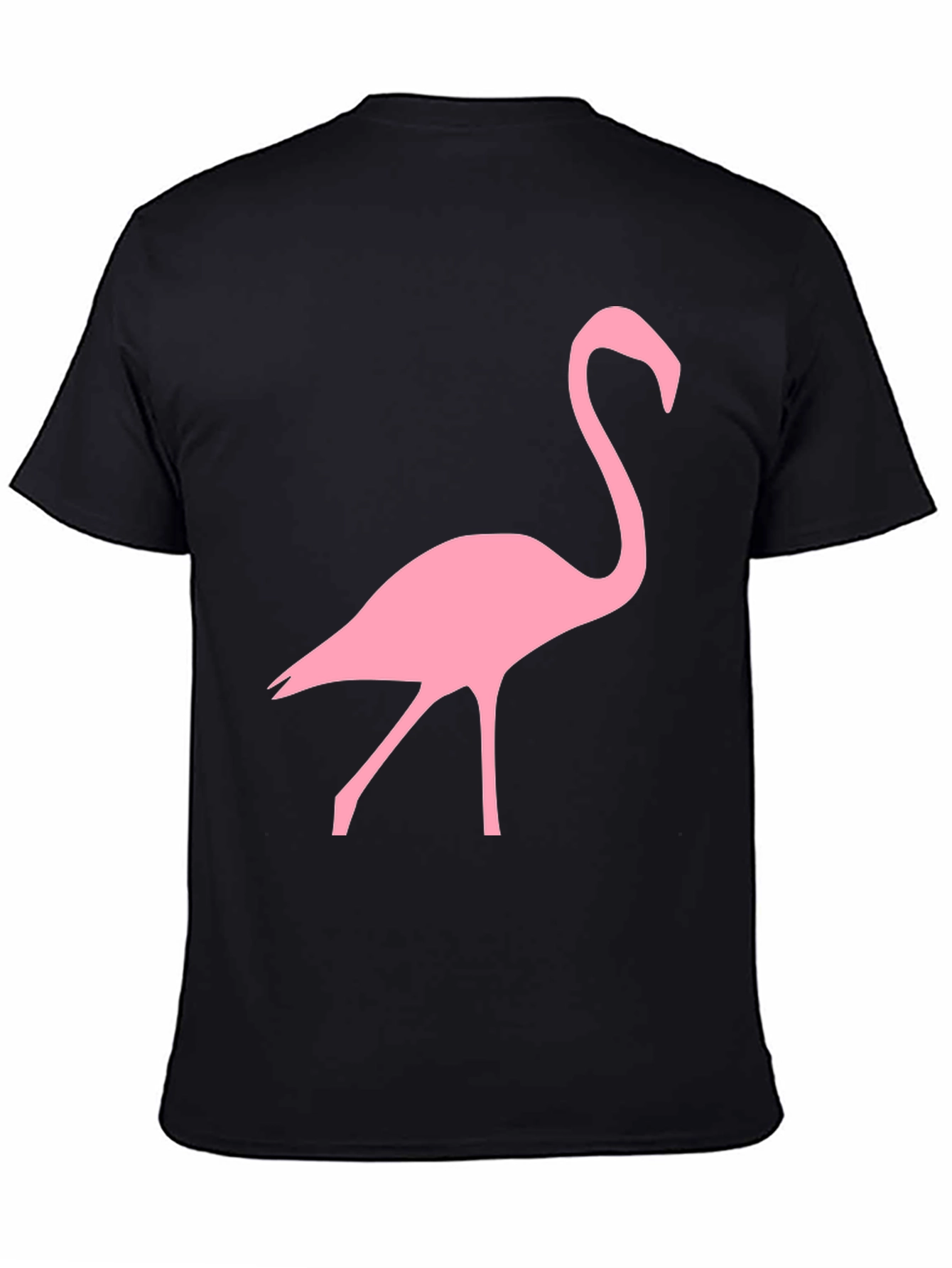 Flamingo Graphic Black T-Shirt