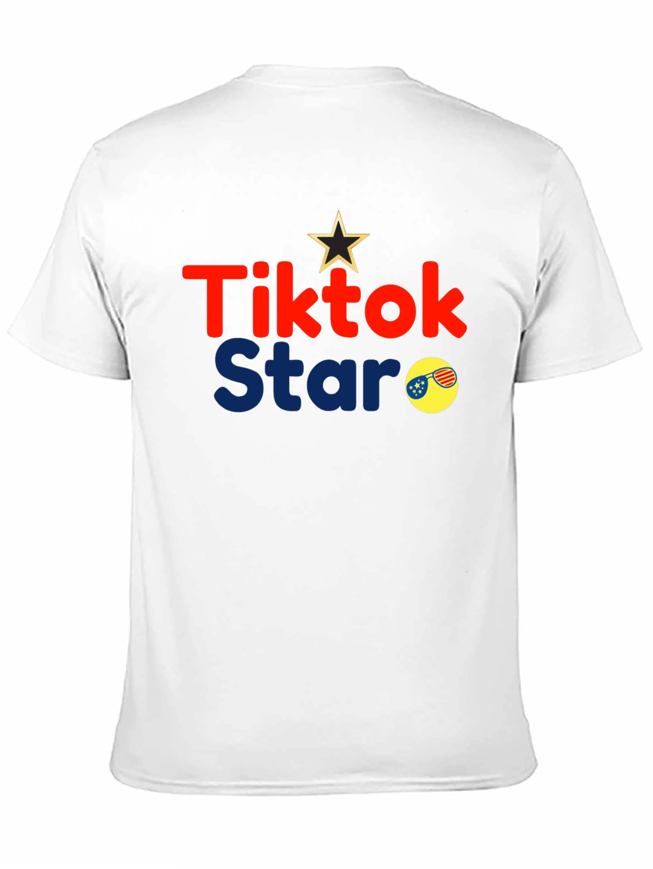Tiktok Star Black Graphic Tee