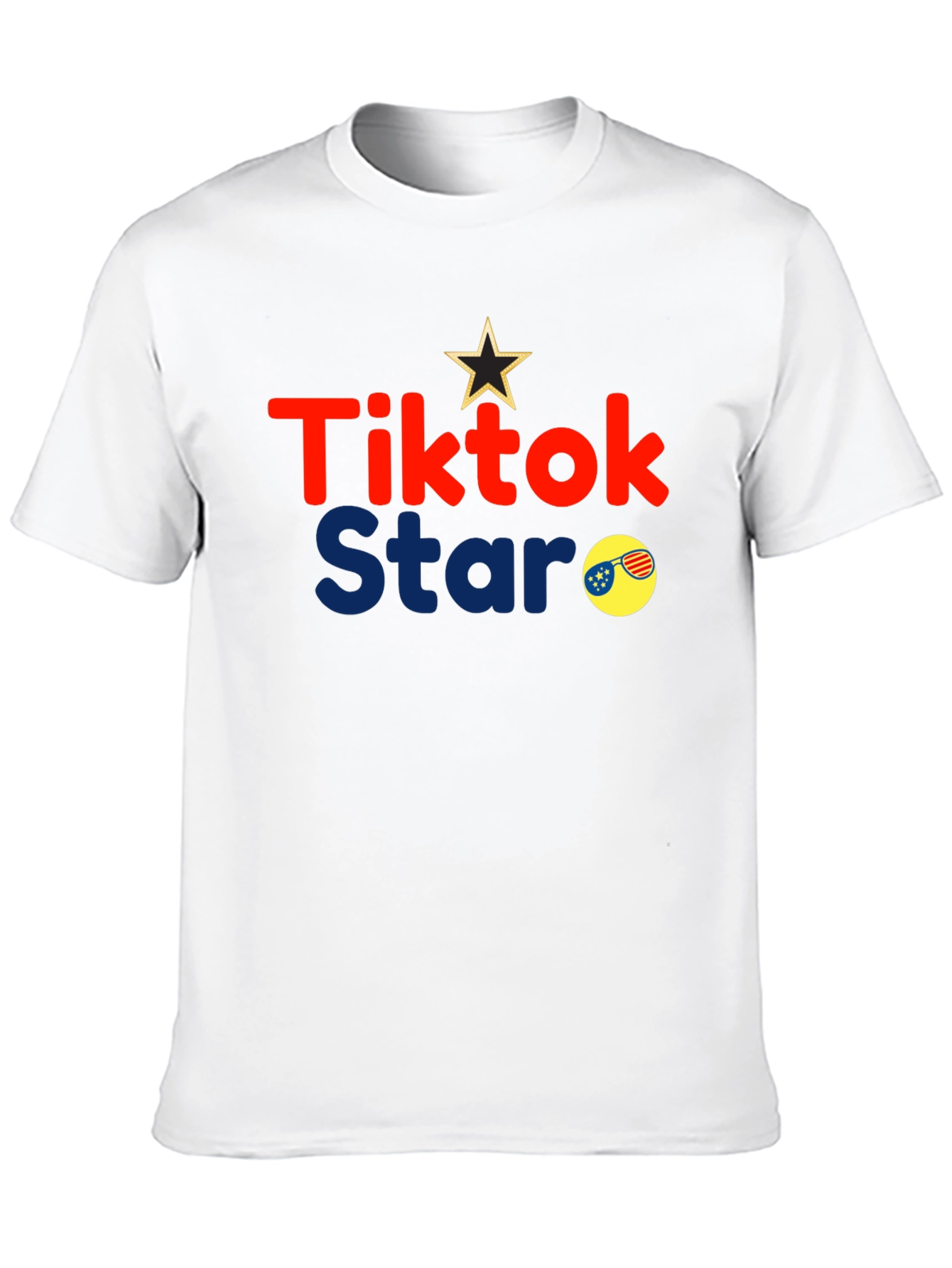 Tiktok Star Black Graphic Tee
