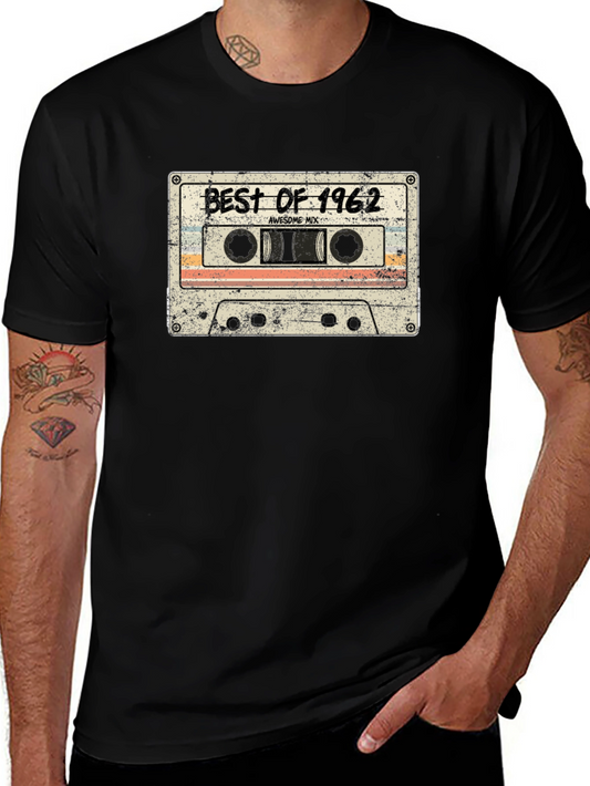 Best of 1962 Cassette Tape Graphic T-Shirt