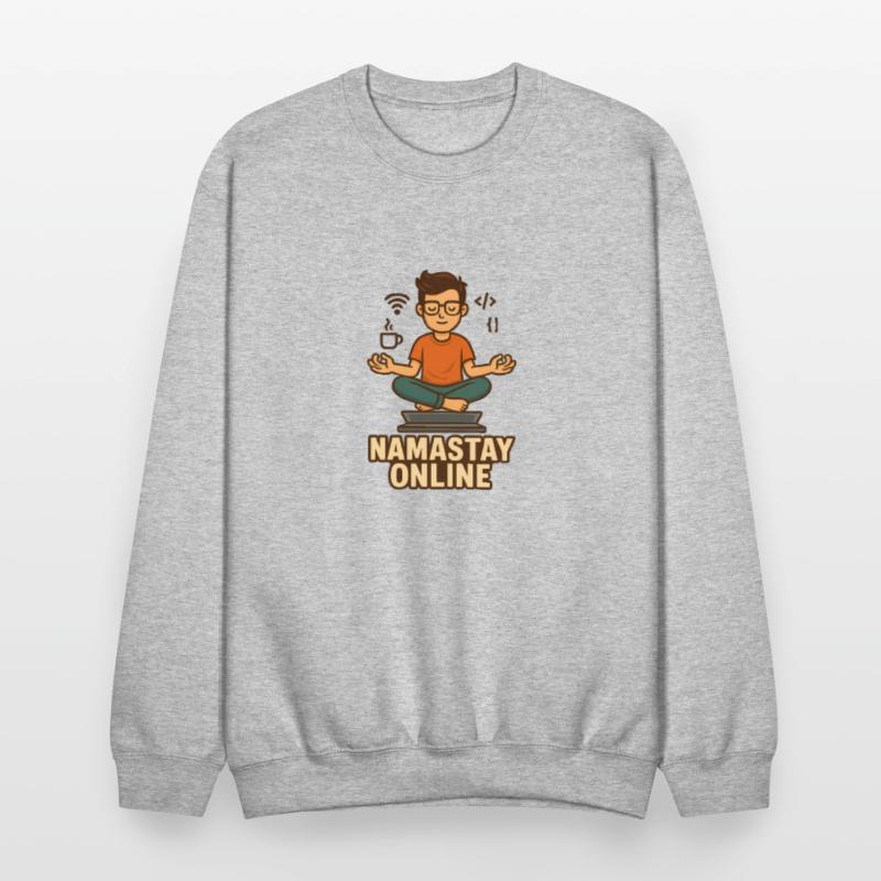 Namastay Online – Funny Meditating Geek