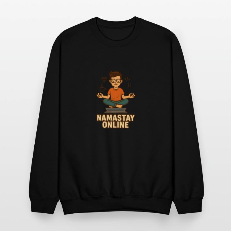 Namastay Online – Funny Meditating Geek