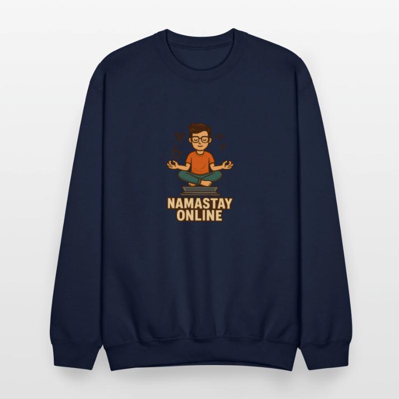 Namastay Online – Funny Meditating Geek