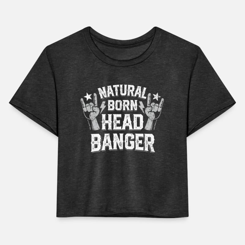 Natural born Headbanger Devil horns Heavy Metal