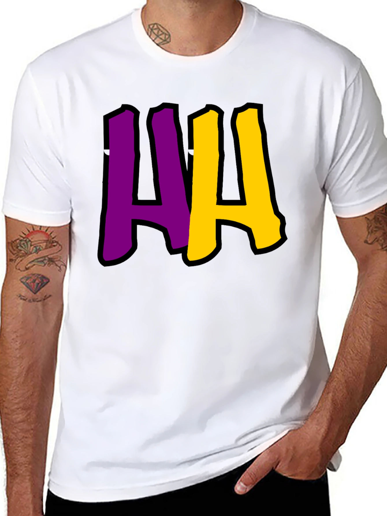 Bold HH Graphic Tee - Black Casual Shirt