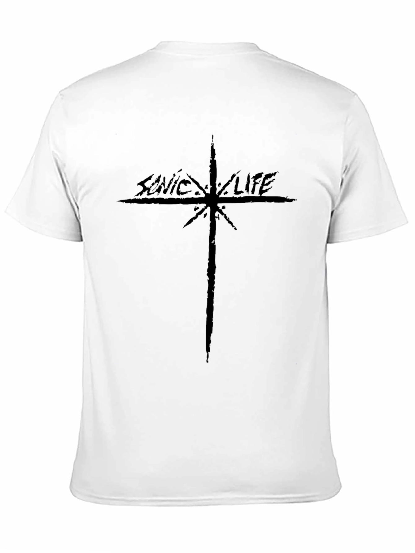Sonic Youth T-Shirt Black Graphic Print