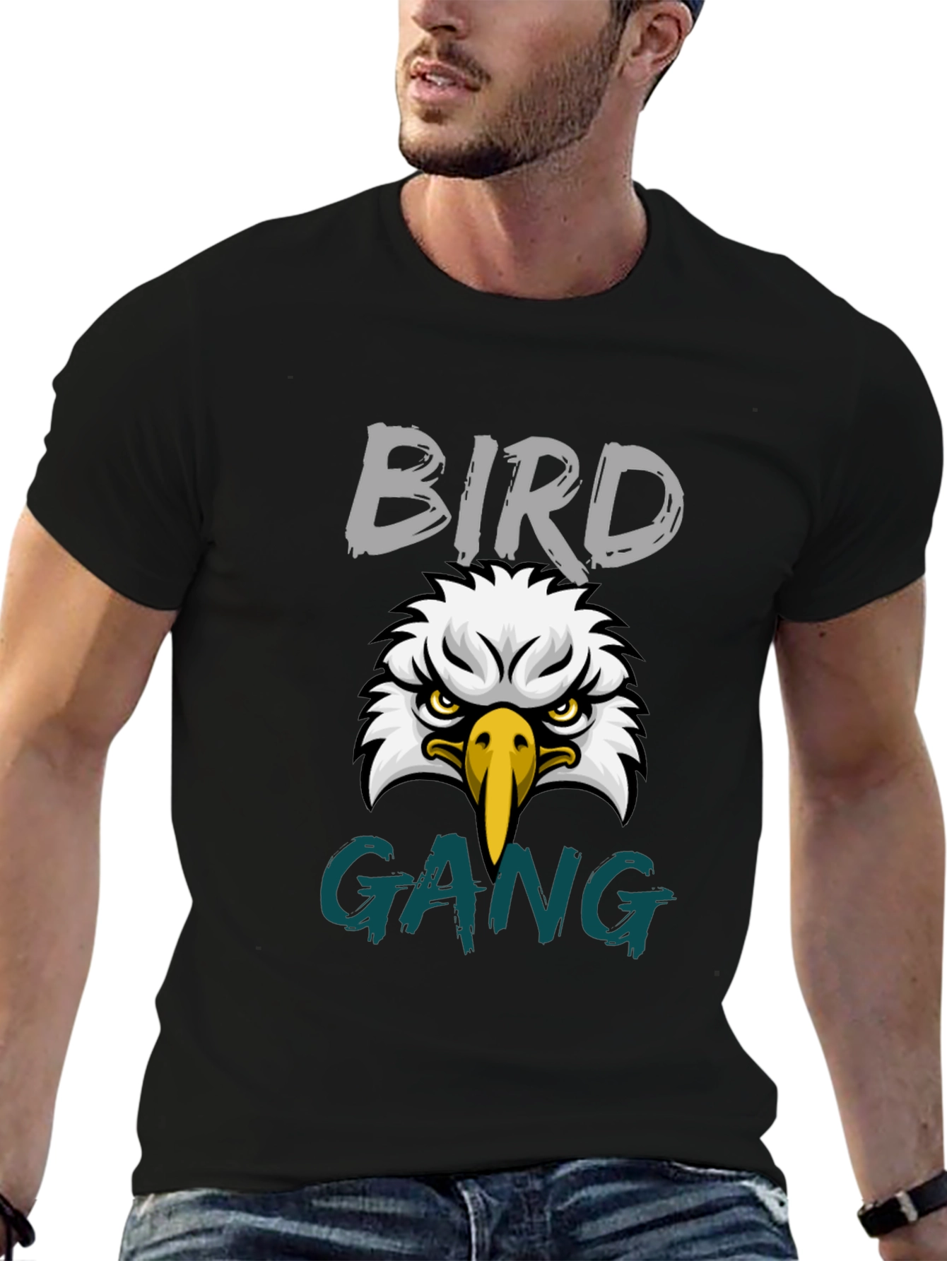 Bird Gang Eagle Graphic Tee - Soft Cotton Blend